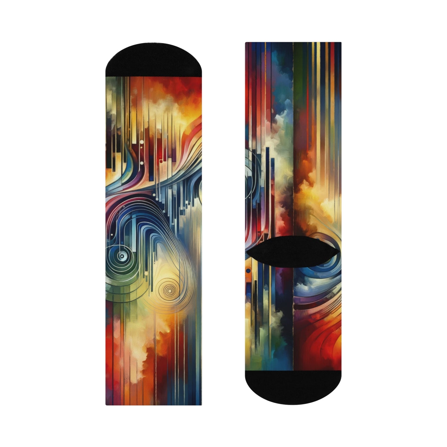 Effort Amplifies Outcome Cushioned Crew Socks - ATUH.ART