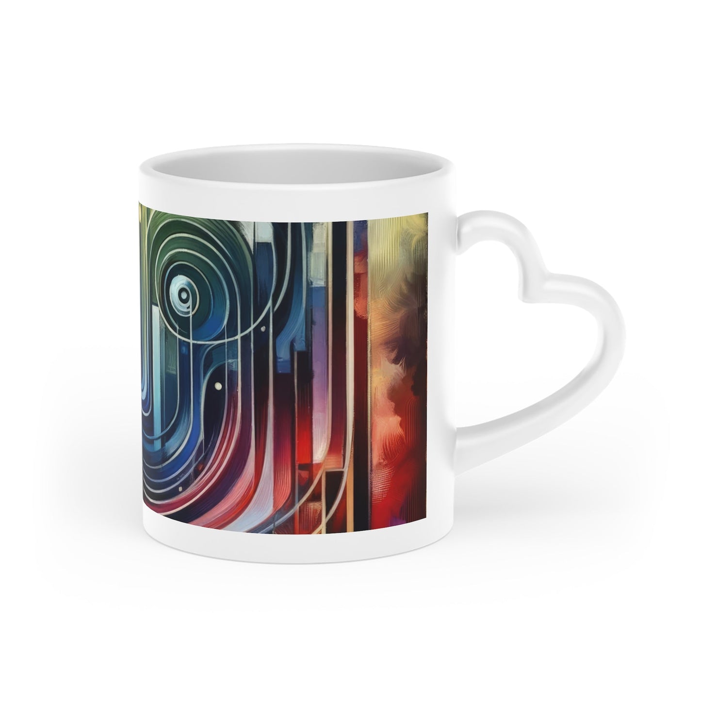 Effort Amplifies Outcome Heart-Shaped Mug - ATUH.ART