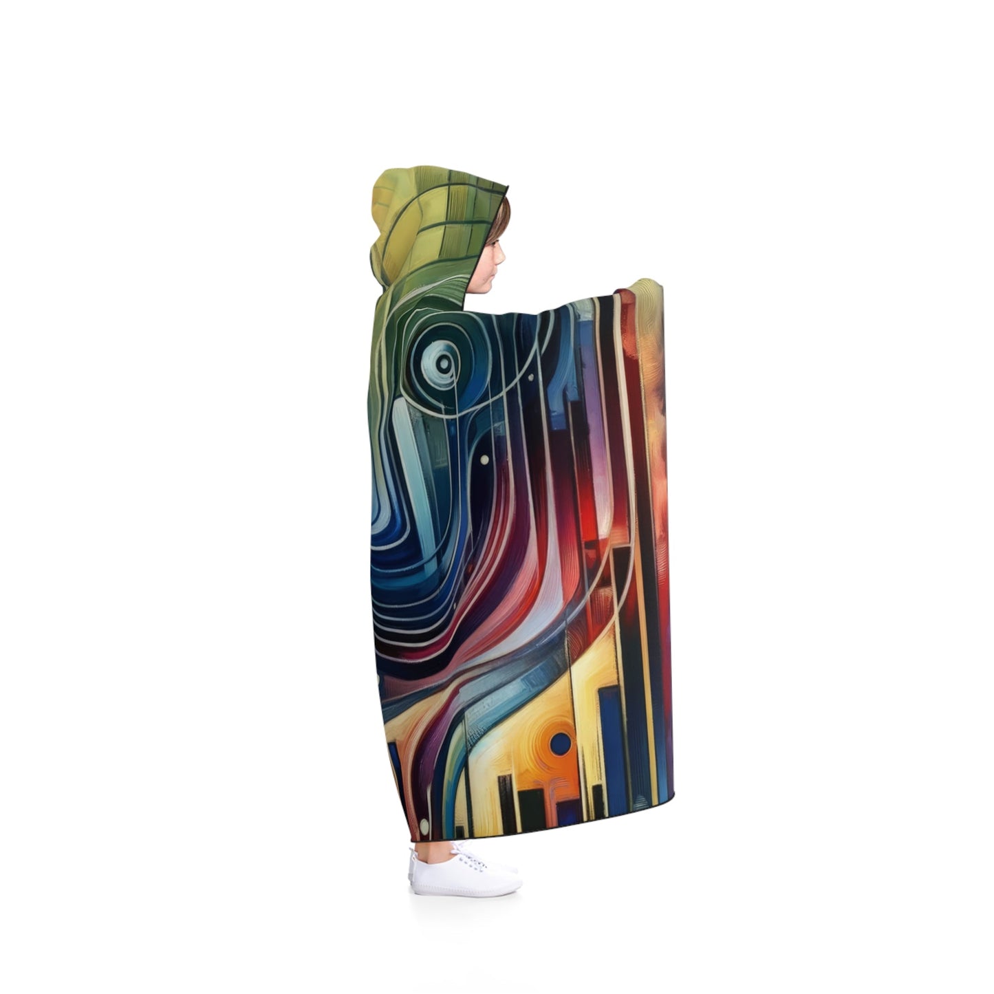 Effort Amplifies Outcome Hooded Blanket - ATUH.ART