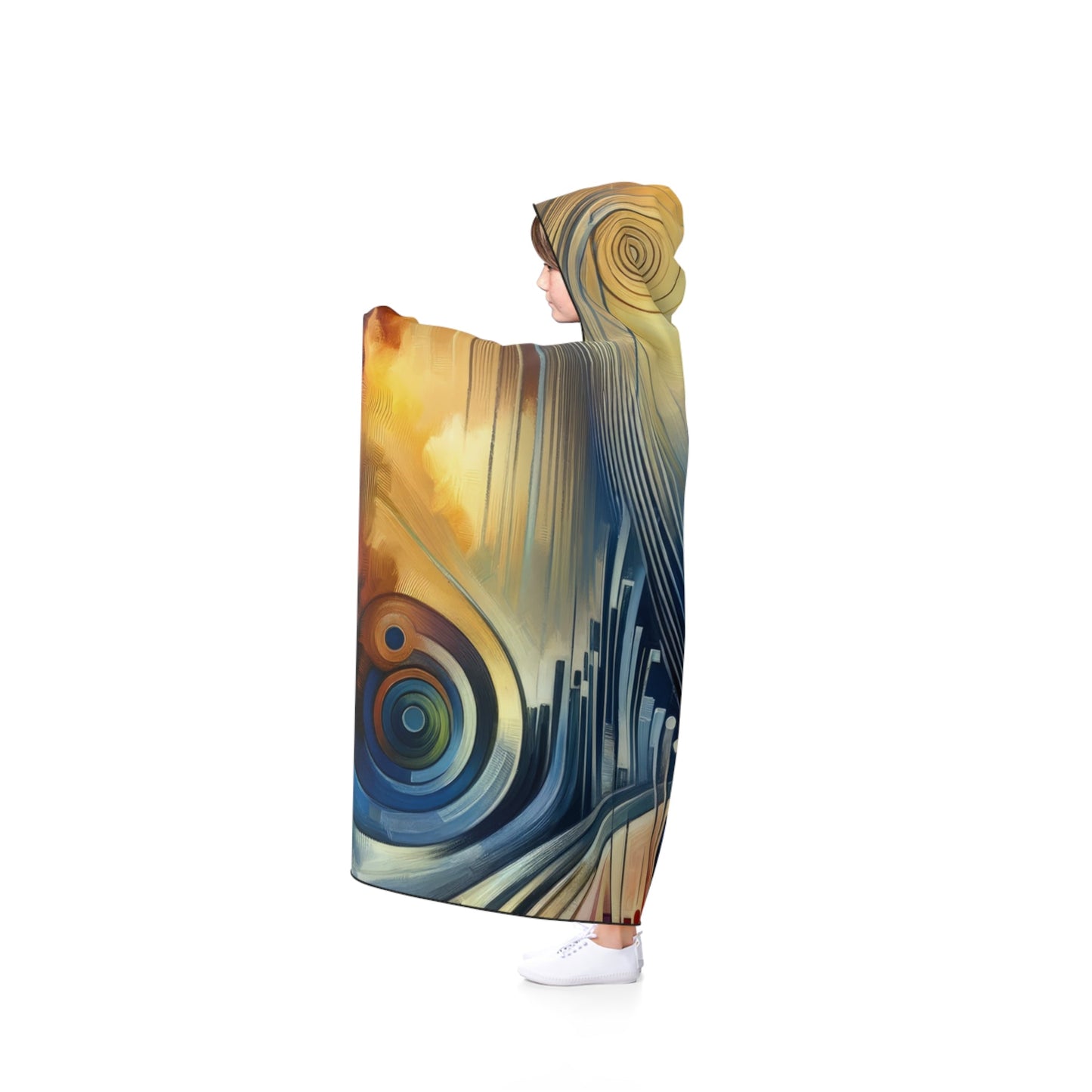 Effort Amplifies Outcome Hooded Blanket - ATUH.ART