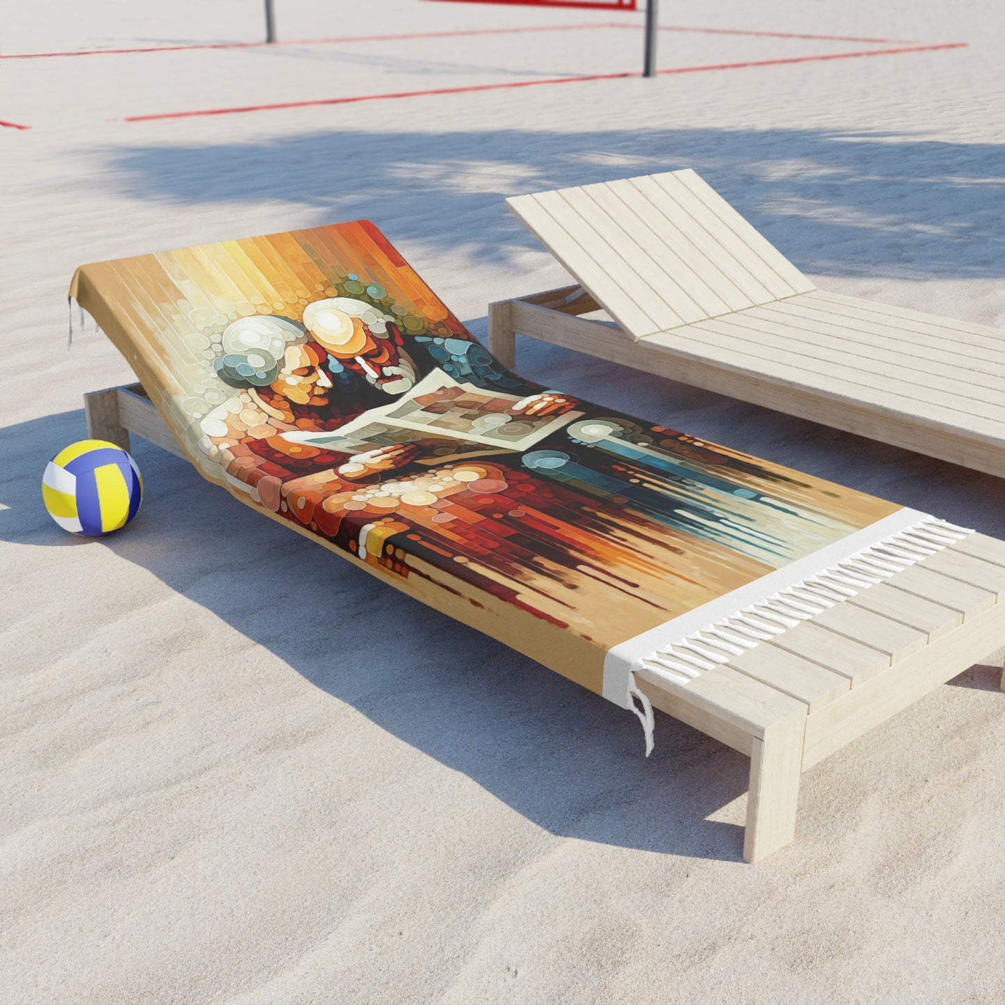 Elderly Unity Tachism Boho Beach Cloth - ATUH.ART