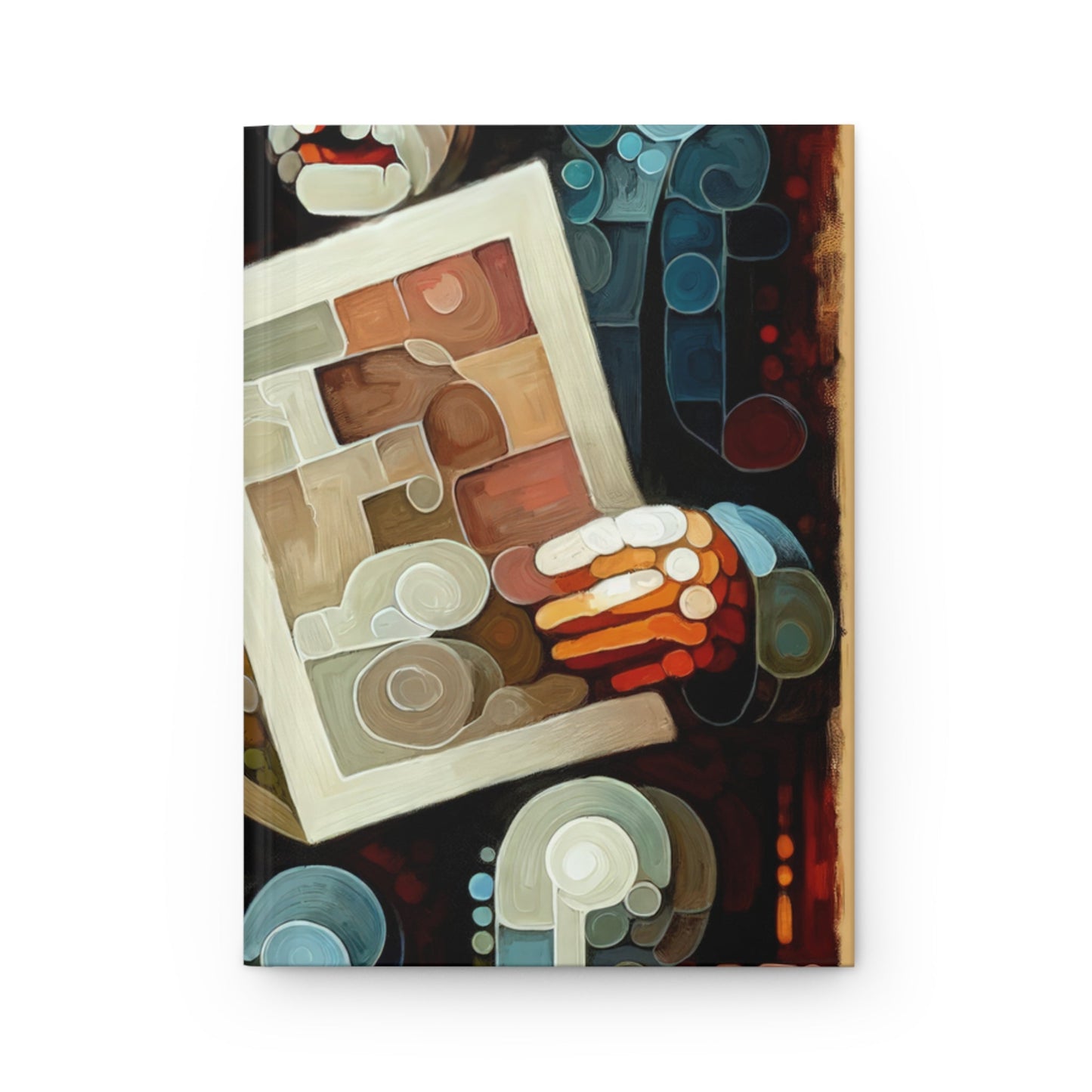 Elderly Unity Tachism Hardcover Journal Matte - ATUH.ART