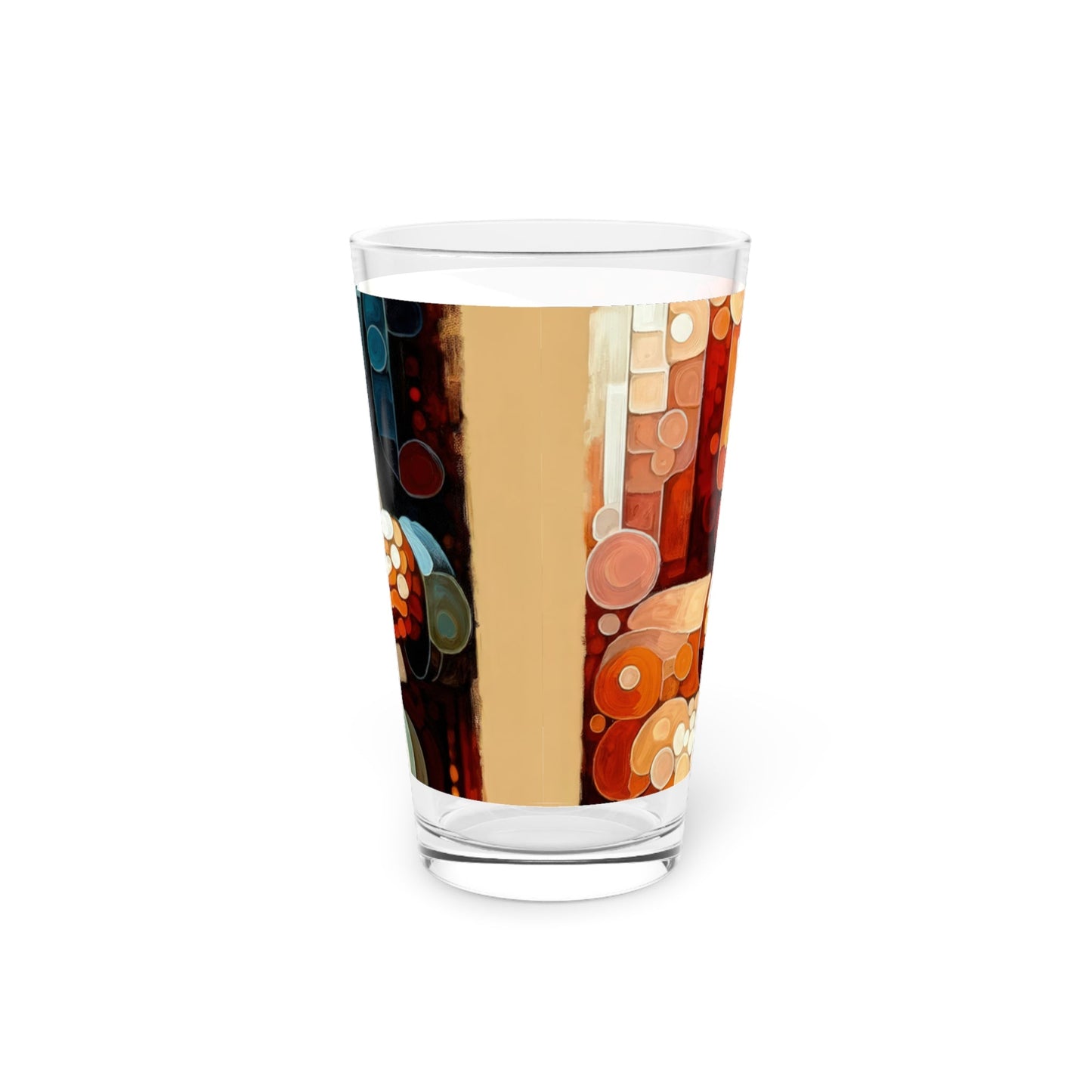 Elderly Unity Tachism Pint Glass, 16oz - ATUH.ART