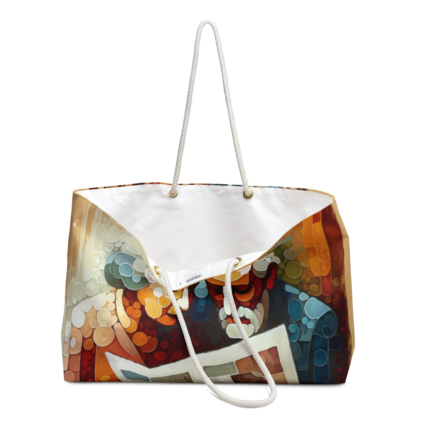 Elderly Unity Tachism Weekender Bag - ATUH.ART