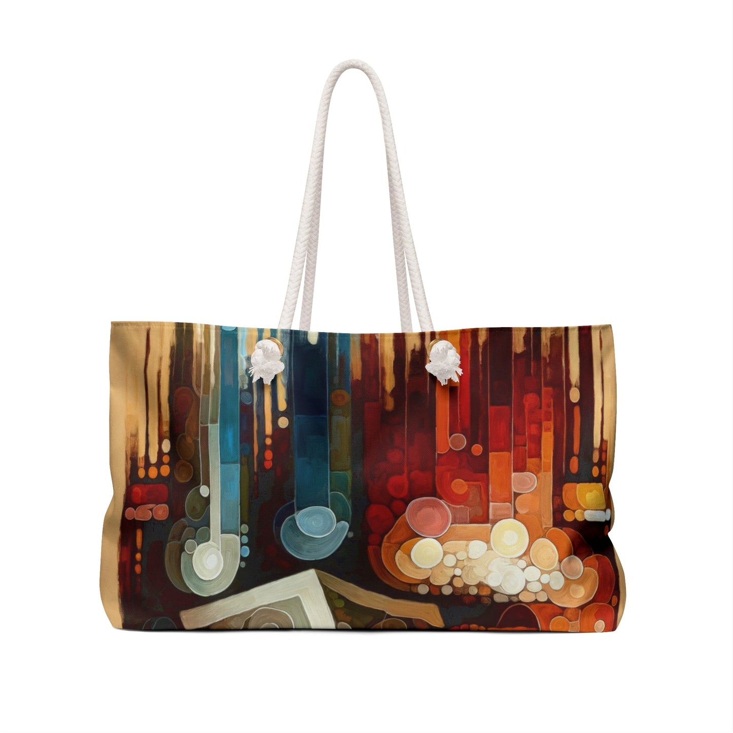 Elderly Unity Tachism Weekender Bag - ATUH.ART
