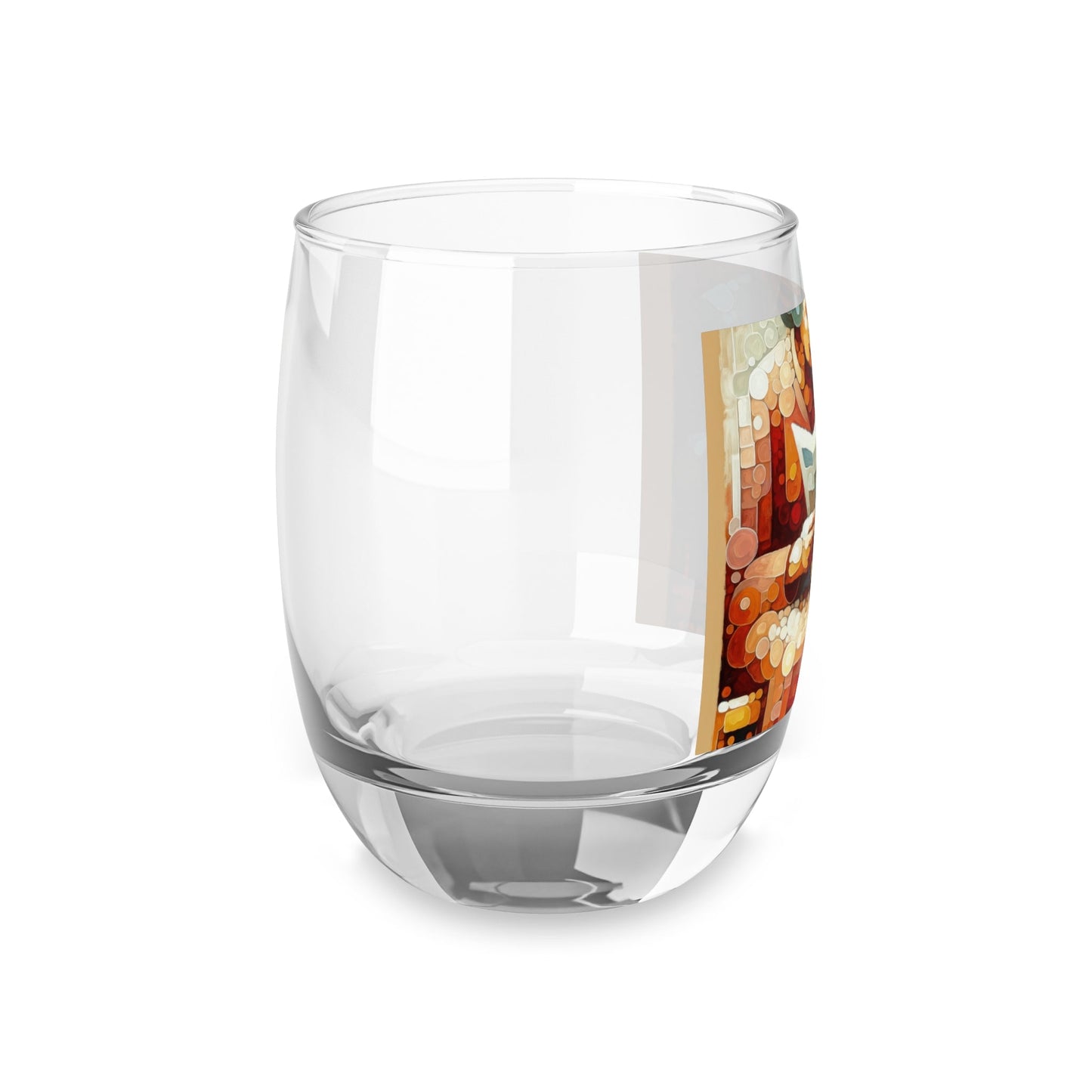 Elderly Unity Tachism Whiskey Glass - ATUH.ART