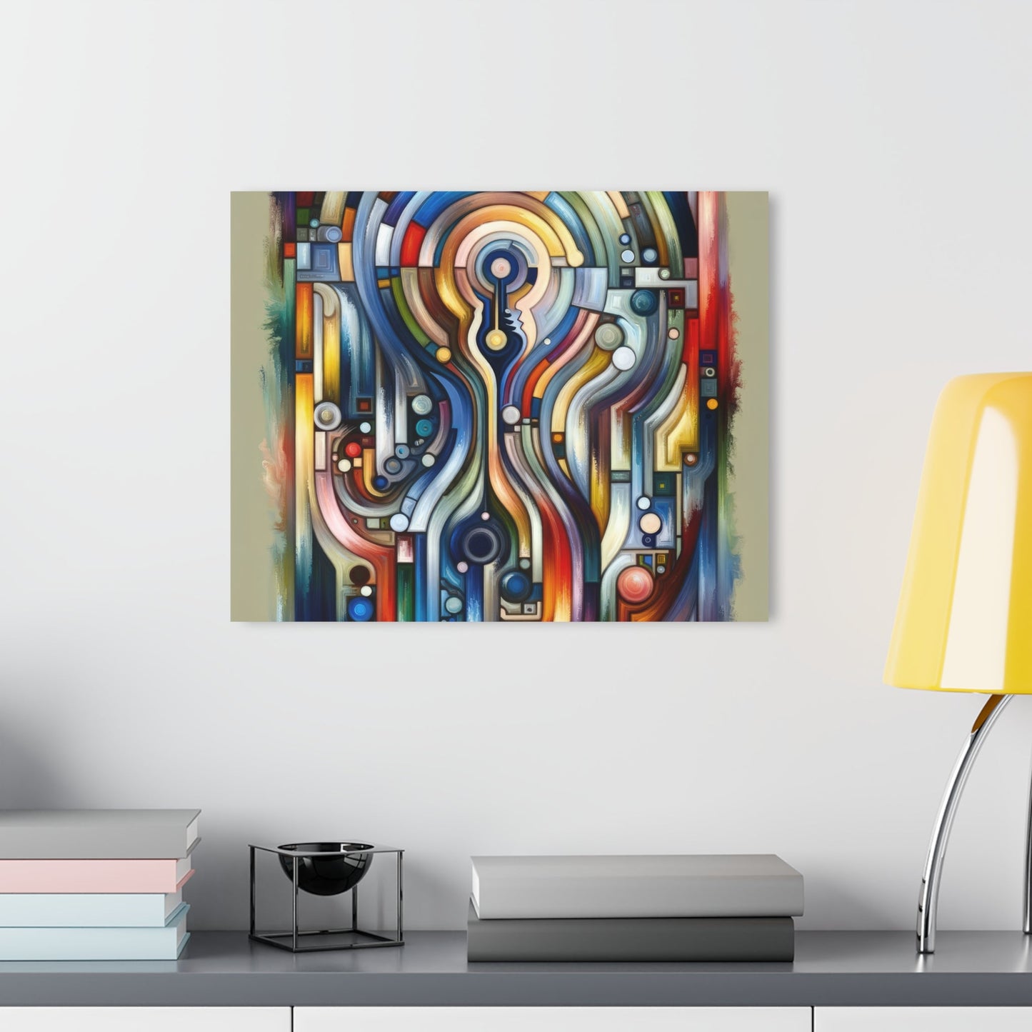 Embracing Faceted Unity Acrylic Prints (French Cleat Hanging) - ATUH.ART