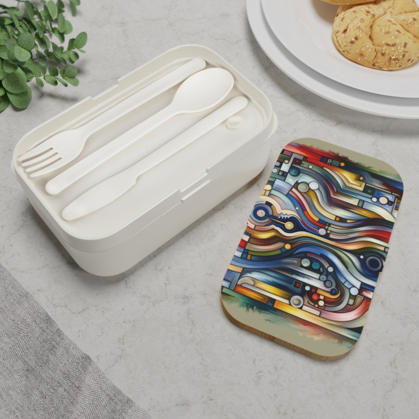 Embracing Faceted Unity Bento Lunch Box - ATUH.ART