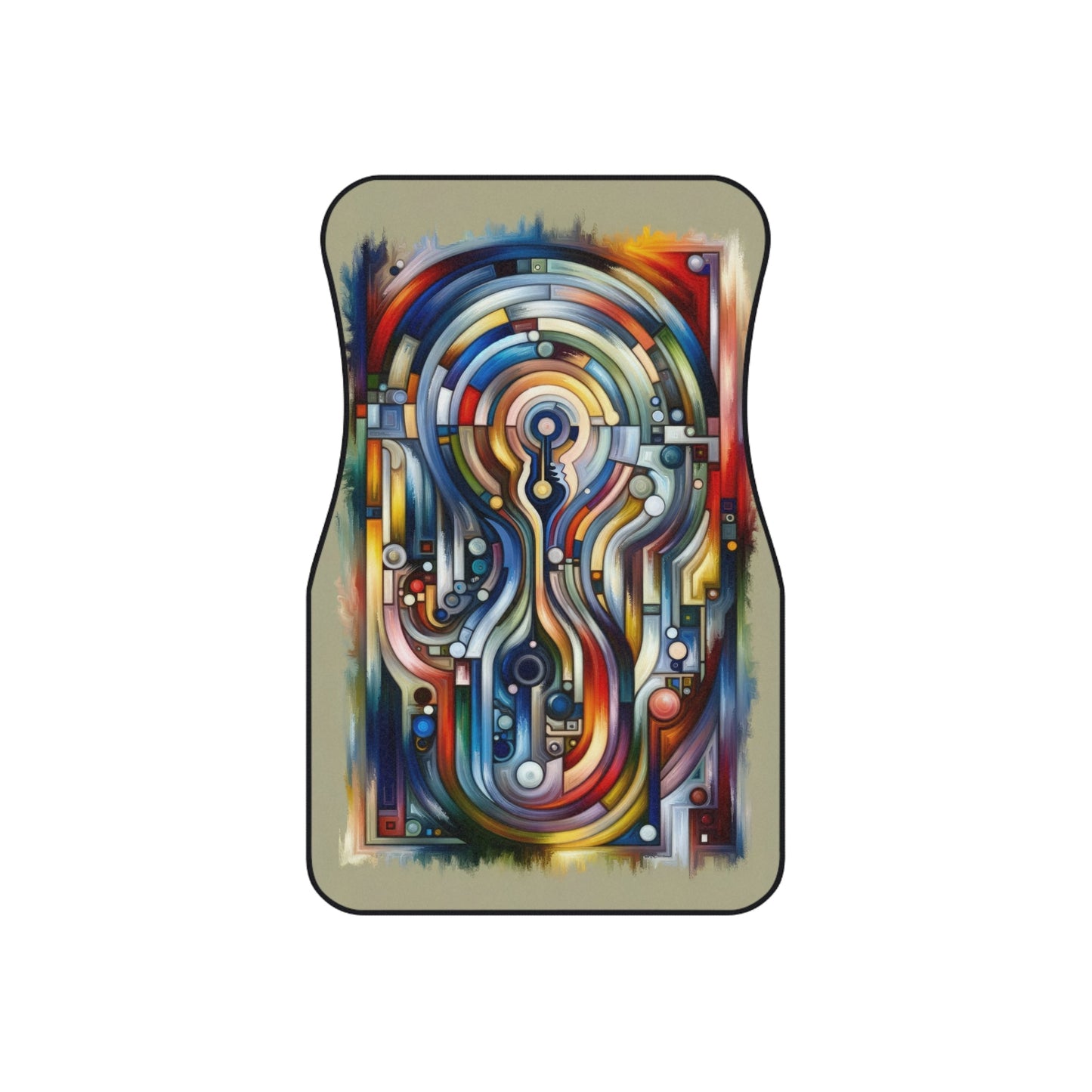 Embracing Faceted Unity Car Mats (2x Front) - ATUH.ART