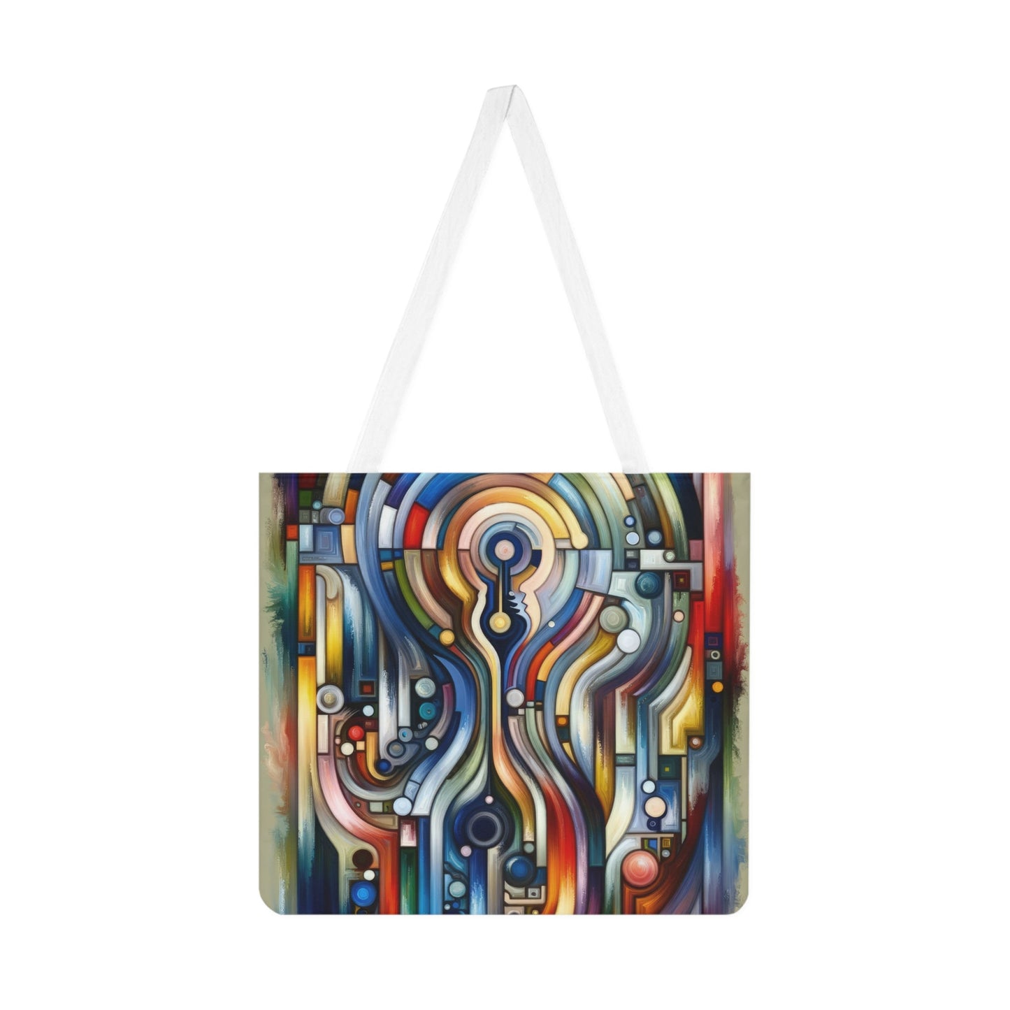 Embracing Faceted Unity Shoulder Tote Bag (AOP) - ATUH.ART
