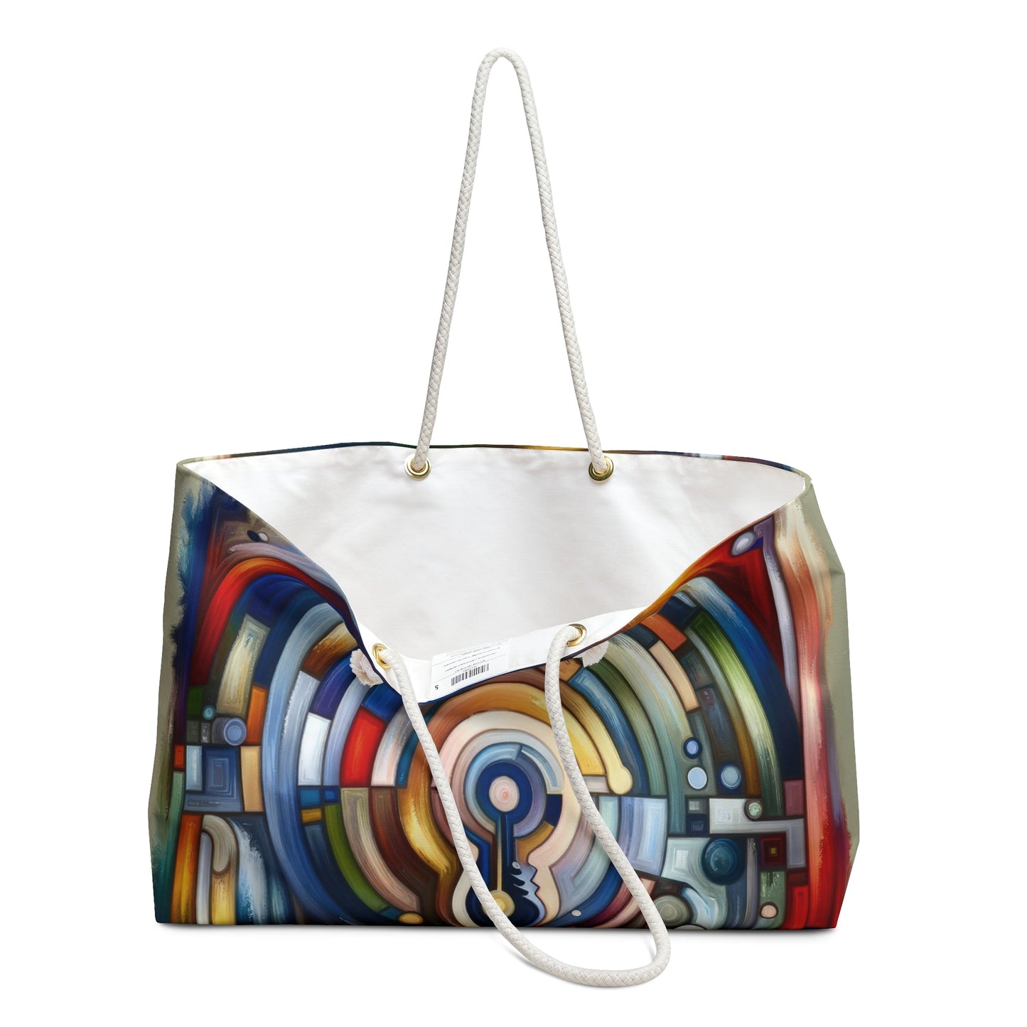 Embracing Faceted Unity Weekender Bag - ATUH.ART