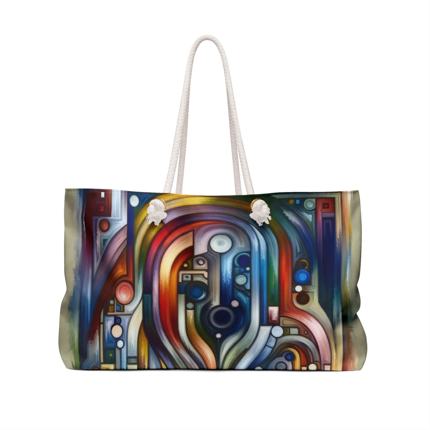 Embracing Faceted Unity Weekender Bag - ATUH.ART