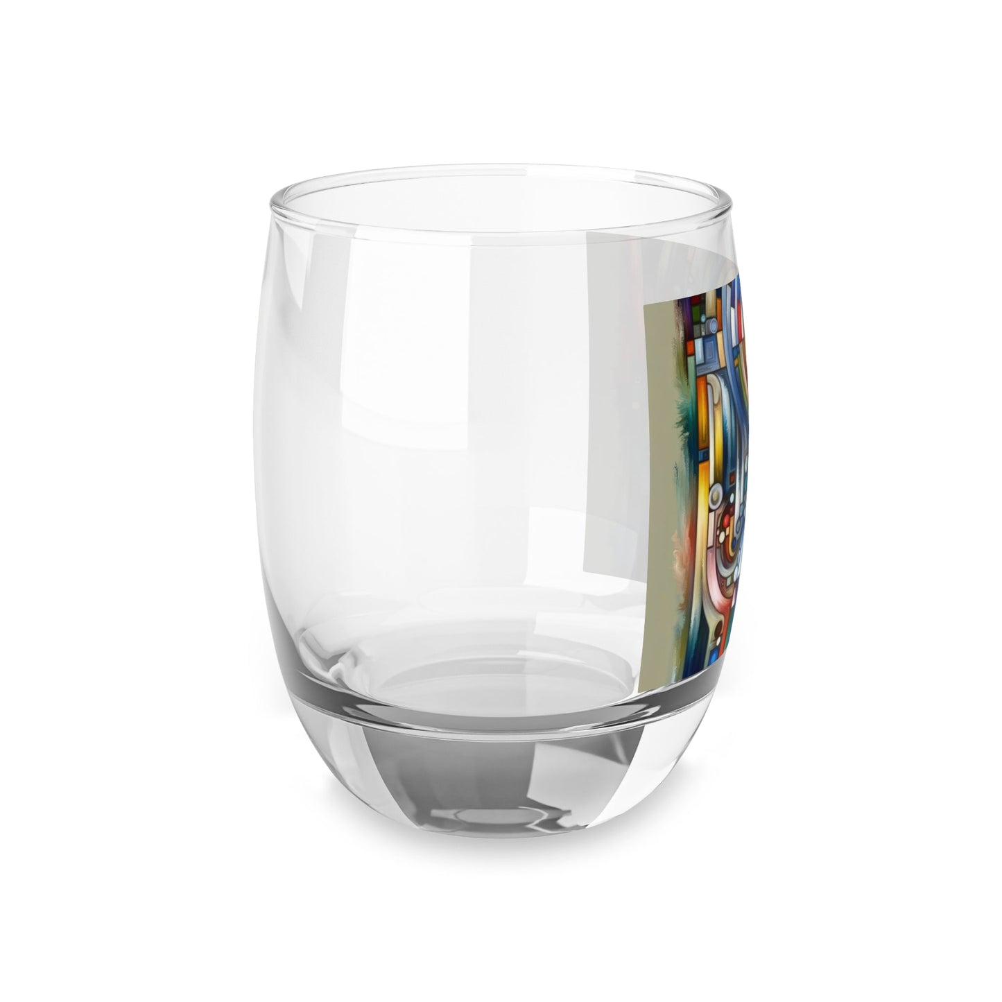 Embracing Faceted Unity Whiskey Glass - ATUH.ART