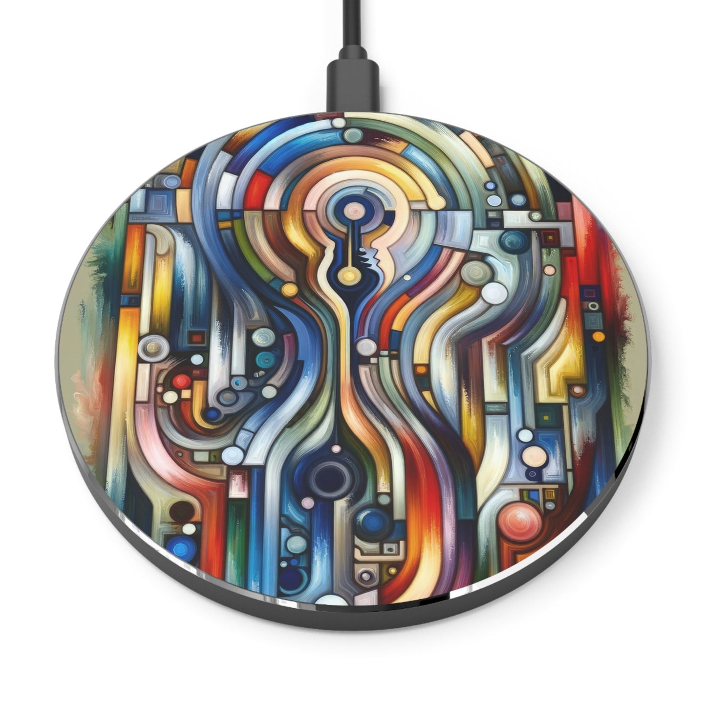 Embracing Faceted Unity Wireless Charger - ATUH.ART