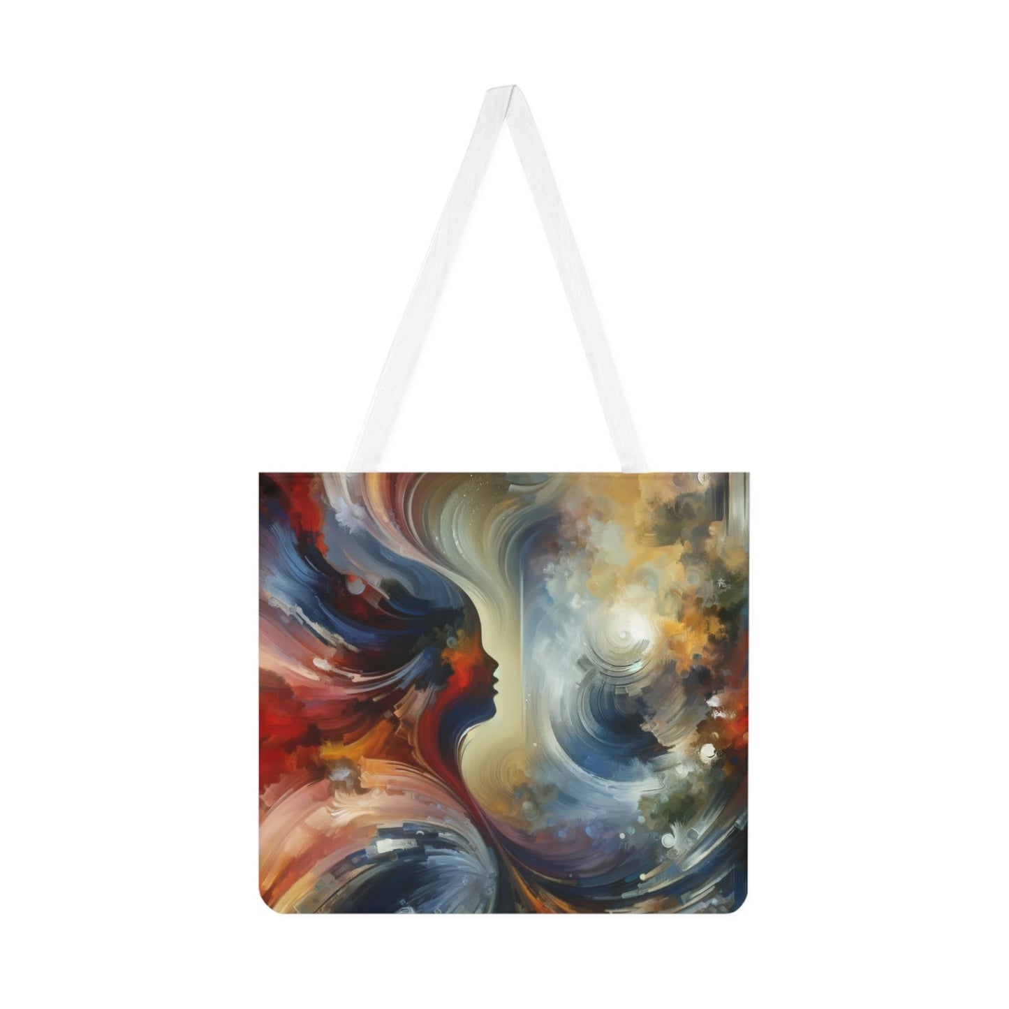 Embracing Sovereign Reflectivity Shoulder Tote Bag (AOP) - ATUH.ART