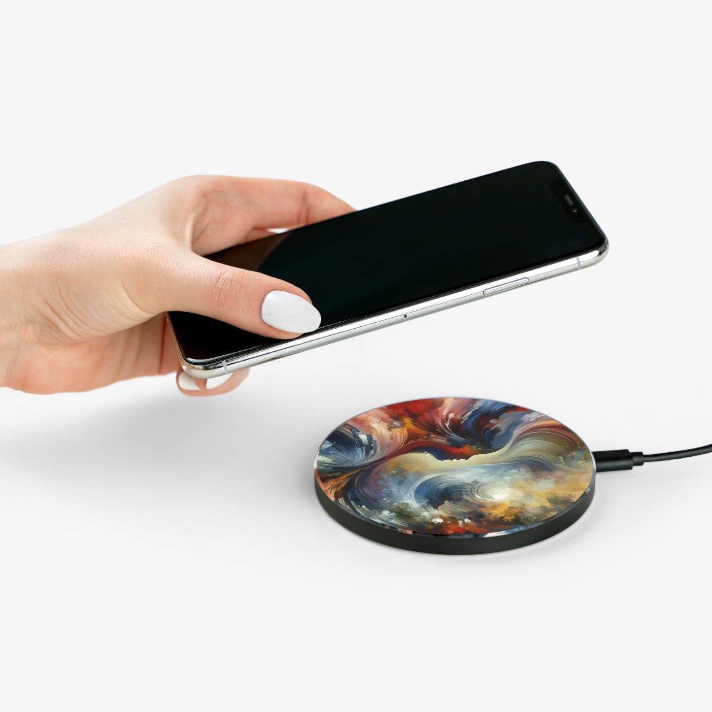Embracing Sovereign Reflectivity Wireless Charger - ATUH.ART