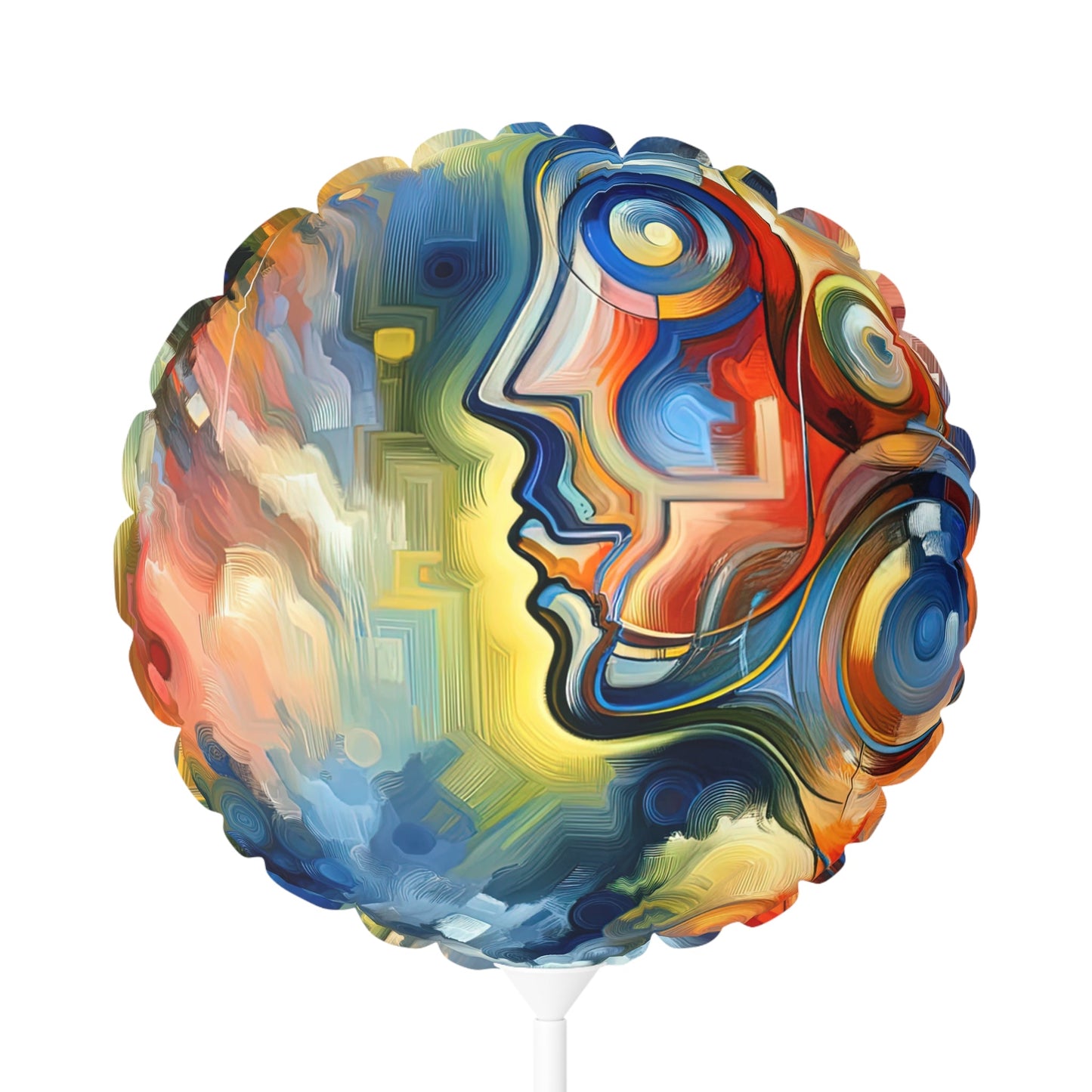 Emotional Perception Abstract Balloon (Round and Heart-shaped), 11" - ATUH.ART