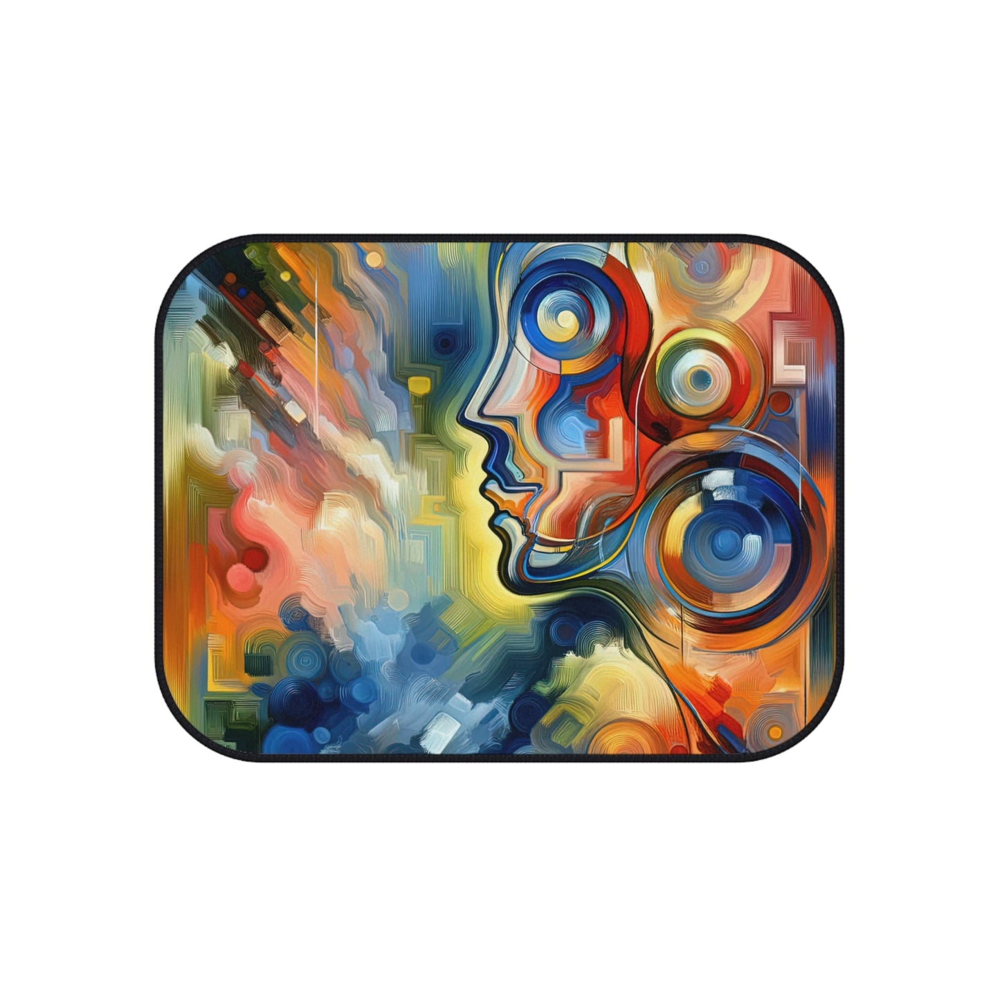 Emotional Perception Abstract Car Mats (Set of 4) - ATUH.ART