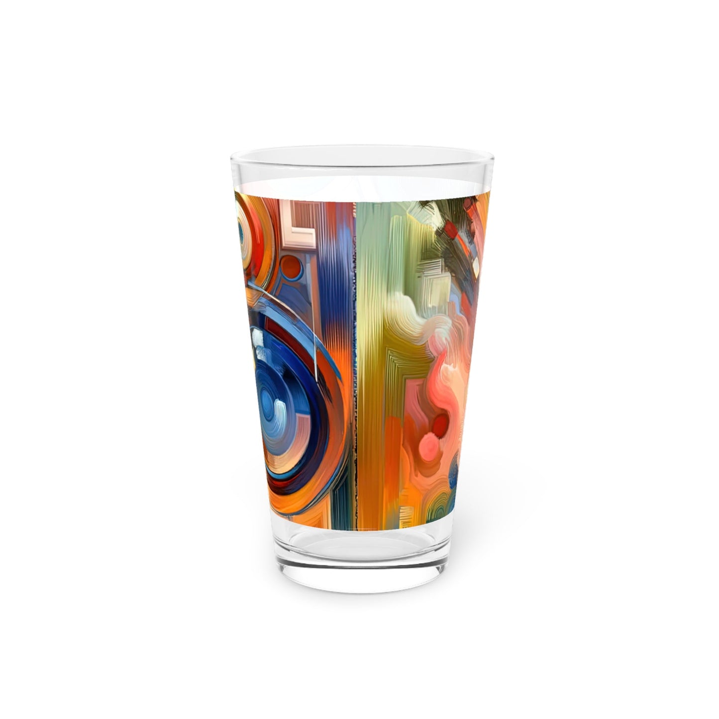 Emotional Perception Abstract Pint Glass, 16oz - ATUH.ART