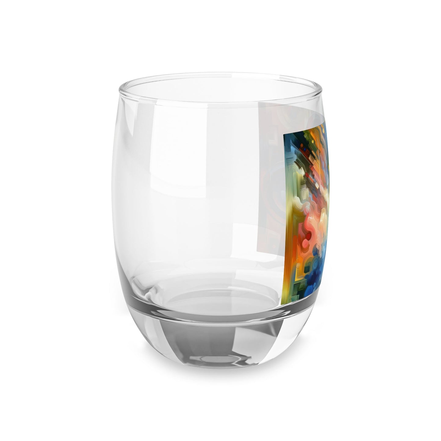 Emotional Perception Abstract Whiskey Glass - ATUH.ART