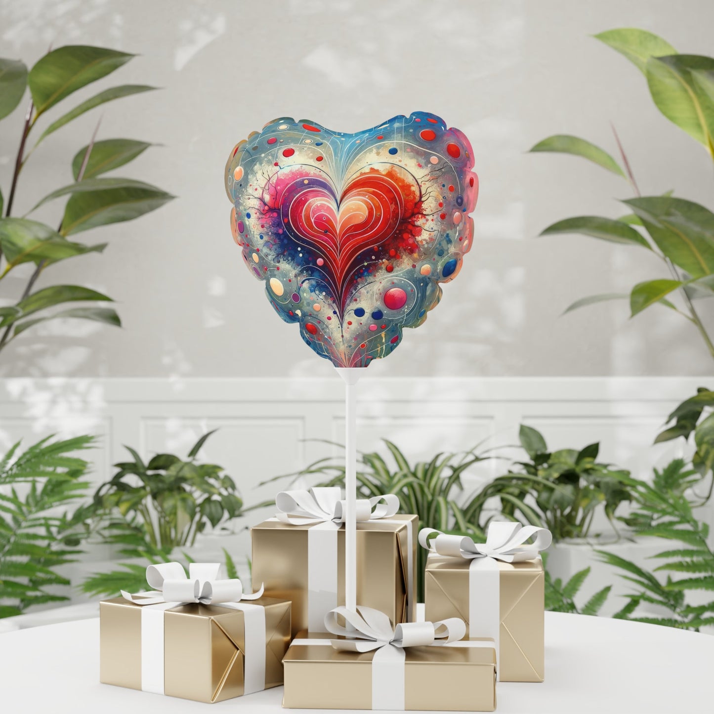 Emotional Physics Heart Balloon (Round and Heart-shaped), 11" - ATUH.ART