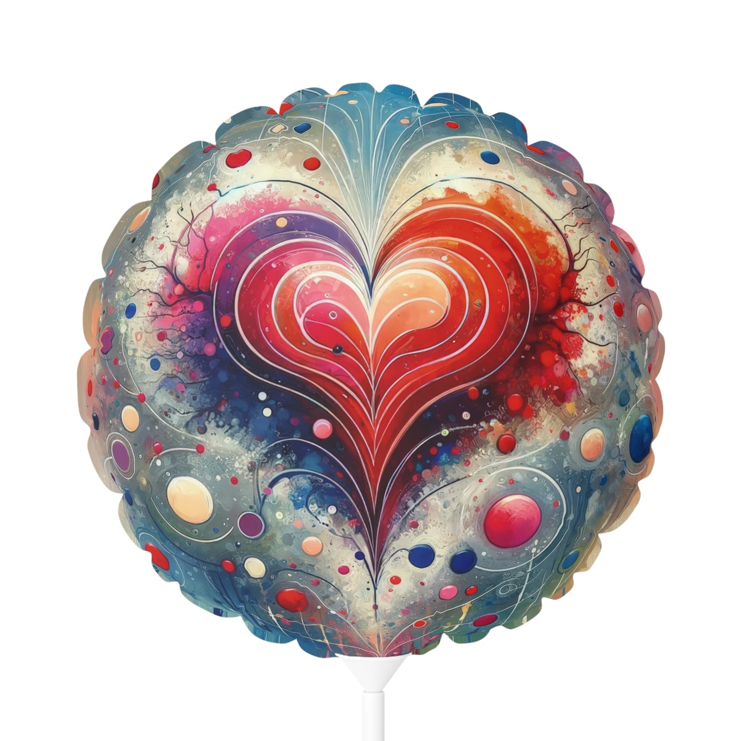 Emotional Physics Heart Balloon (Round and Heart-shaped), 11" - ATUH.ART