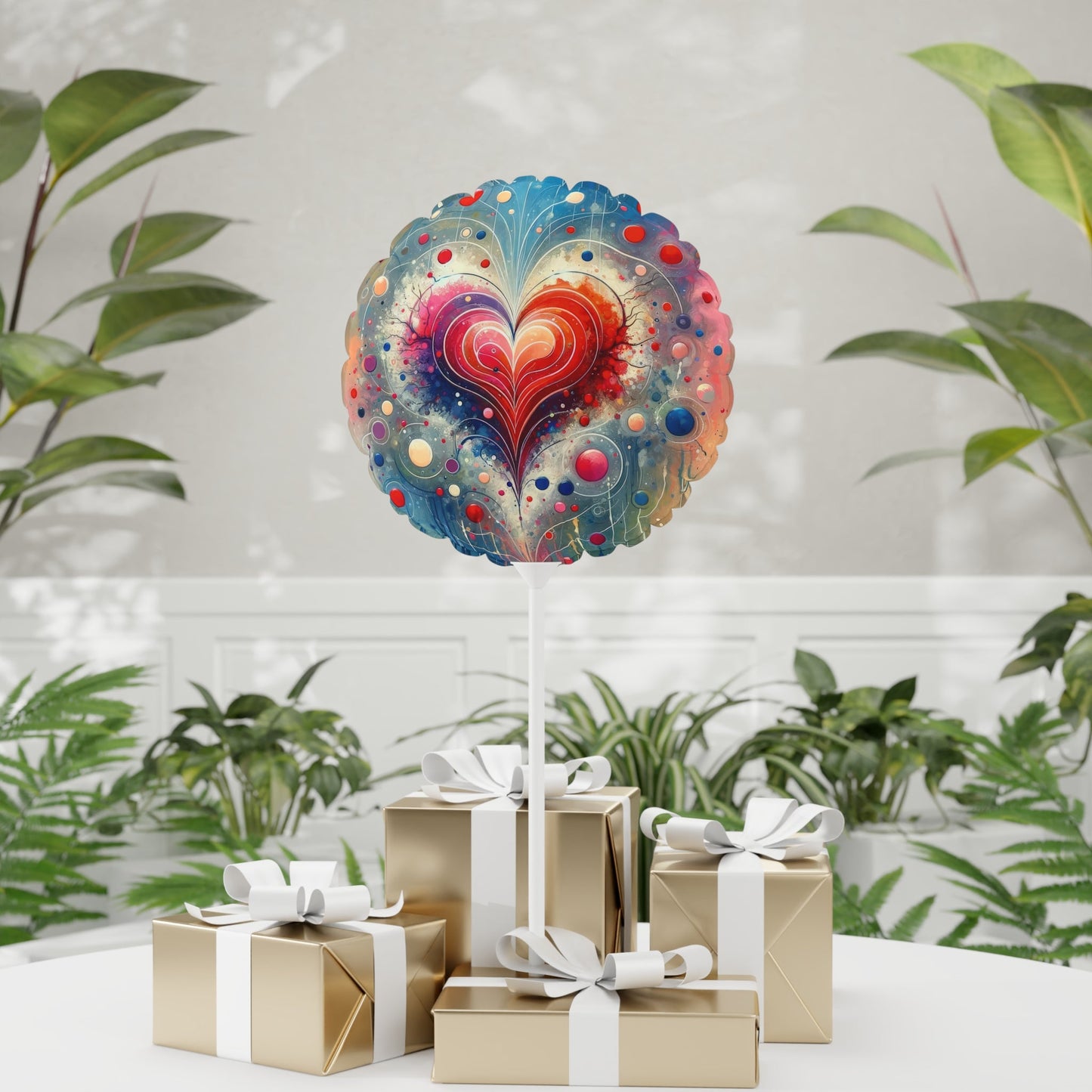 Emotional Physics Heart Balloon (Round and Heart-shaped), 11" - ATUH.ART