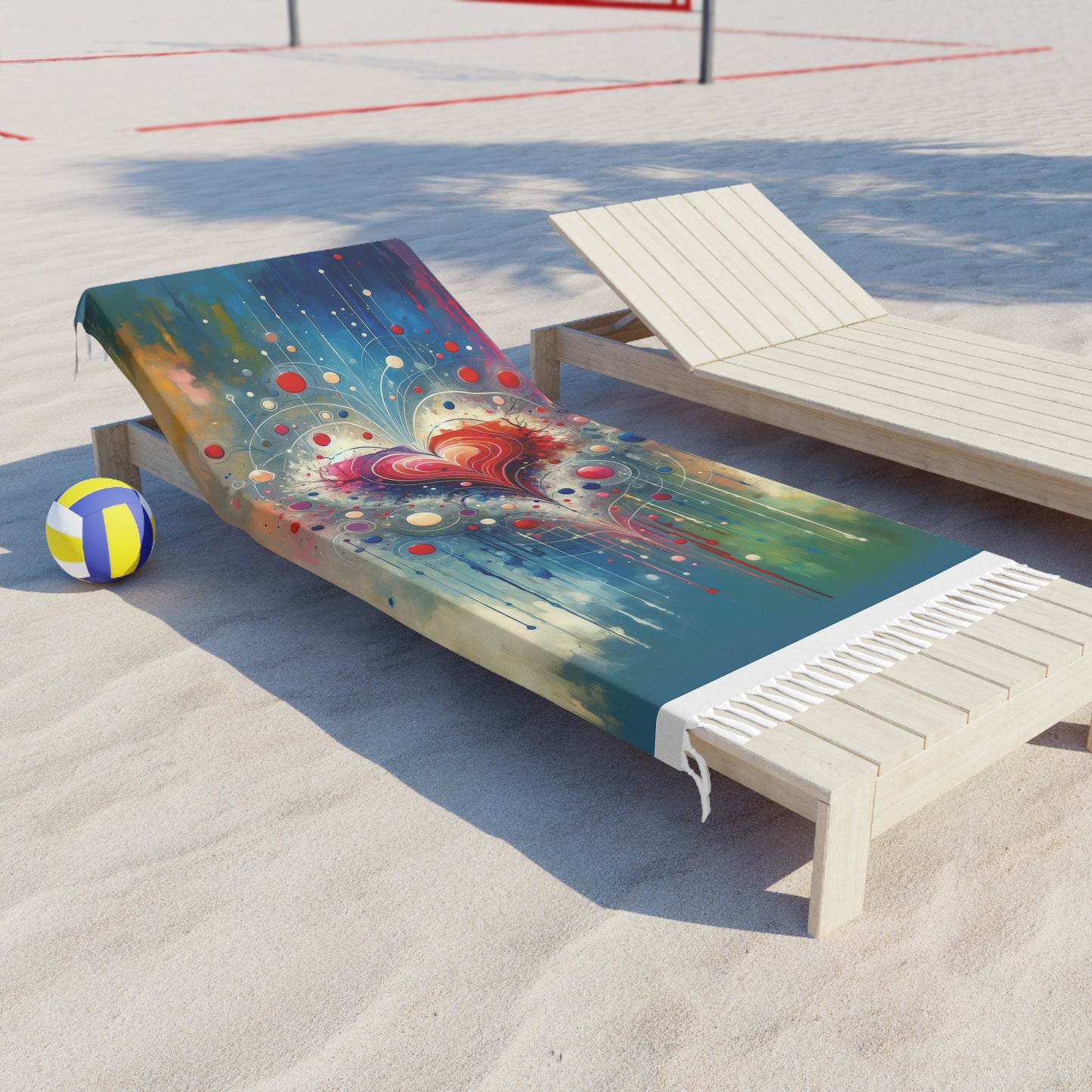 Emotional Physics Heart Boho Beach Cloth - ATUH.ART