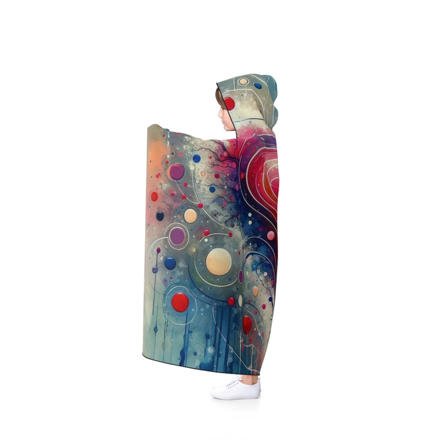 Emotional Physics Heart Hooded Blanket - ATUH.ART
