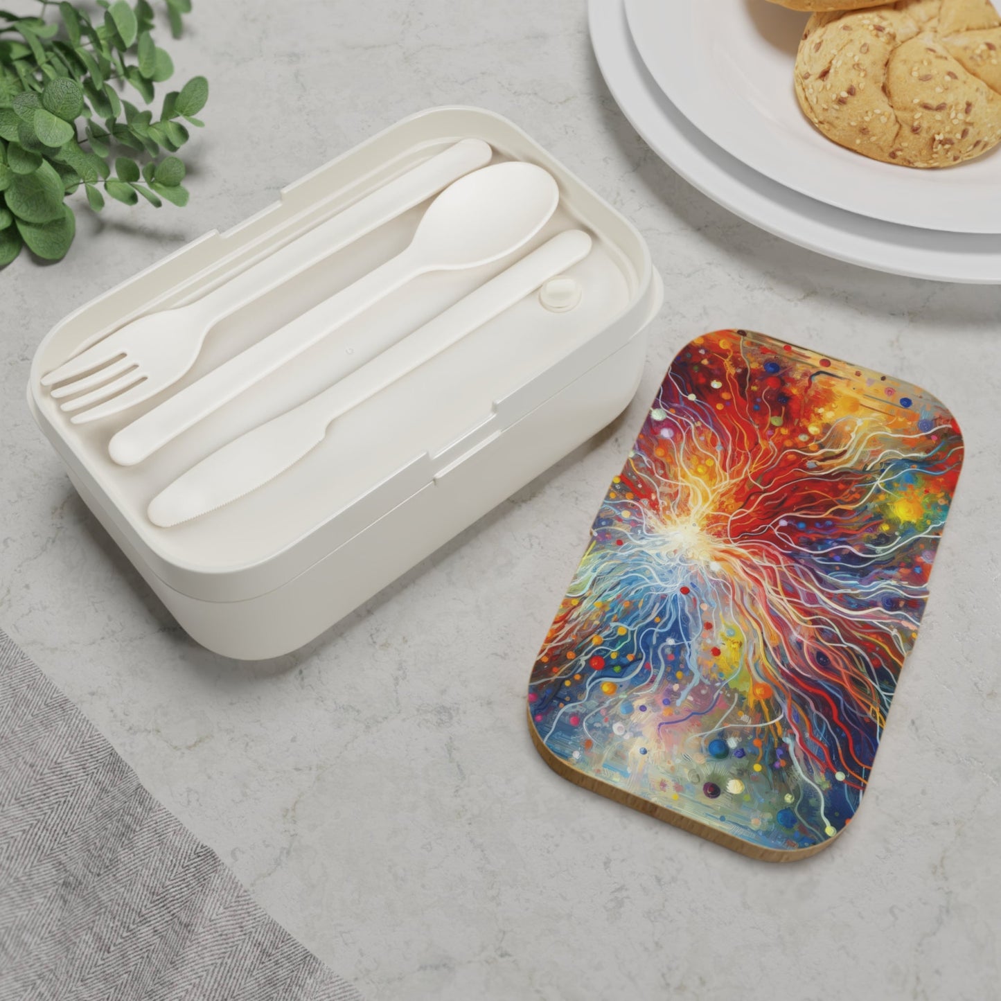 Emotive Yarn Explosion Bento Lunch Box - ATUH.ART