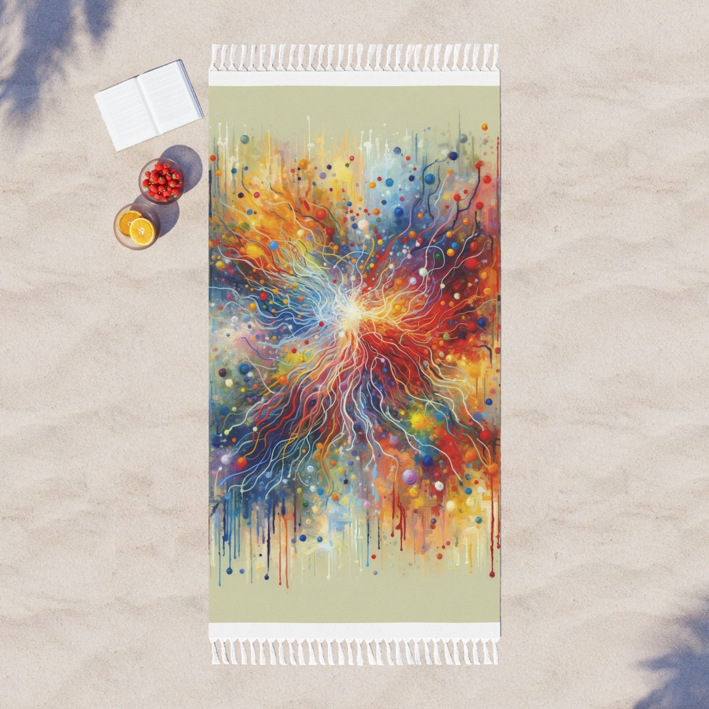 Emotive Yarn Explosion Boho Beach Cloth - ATUH.ART