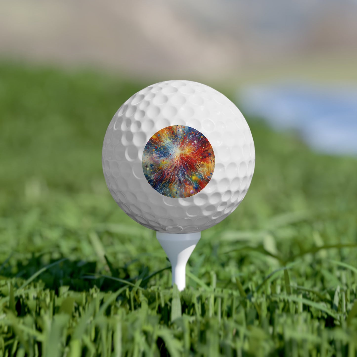 Emotive Yarn Explosion Golf Balls, 6pcs - ATUH.ART