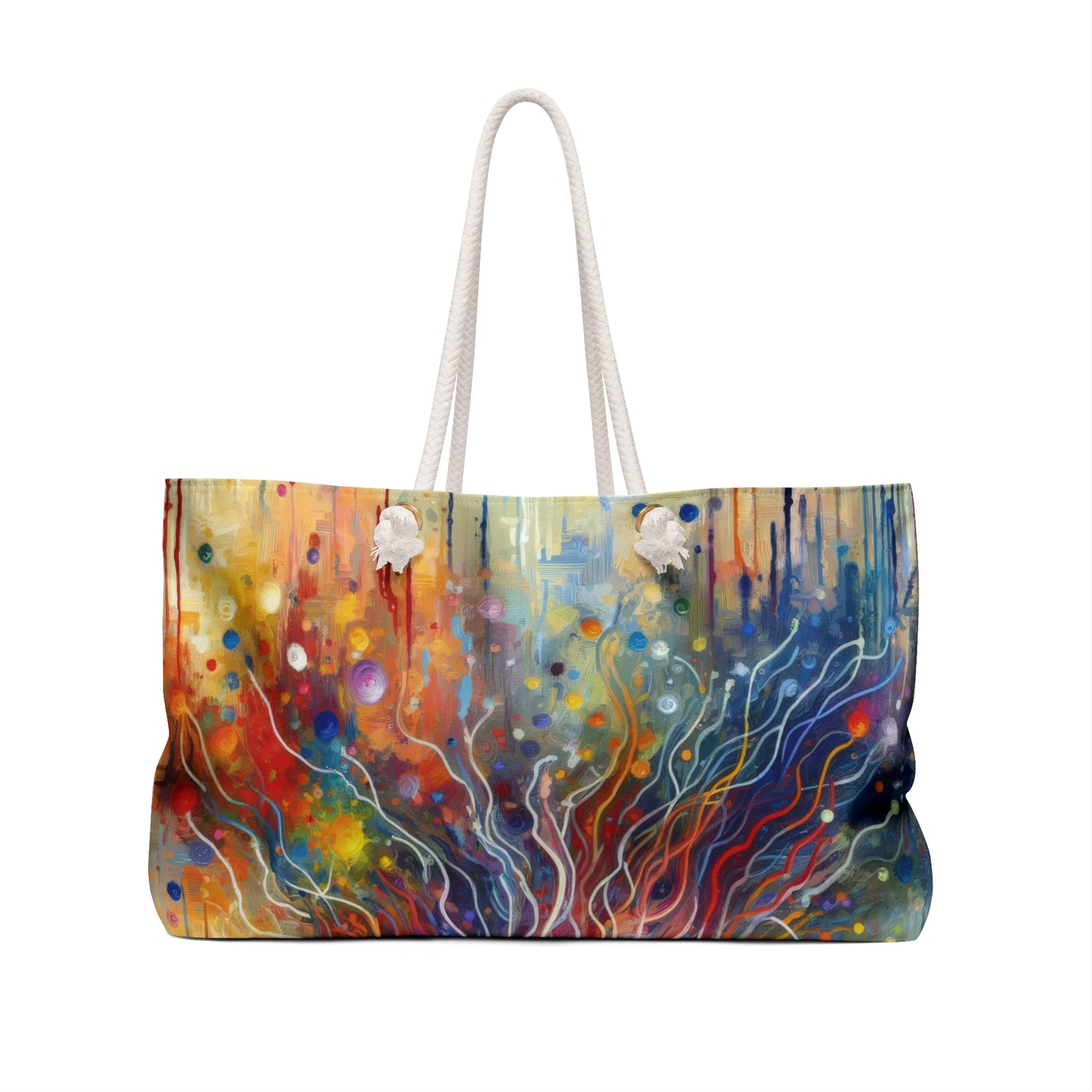 Emotive Yarn Explosion Weekender Bag - ATUH.ART