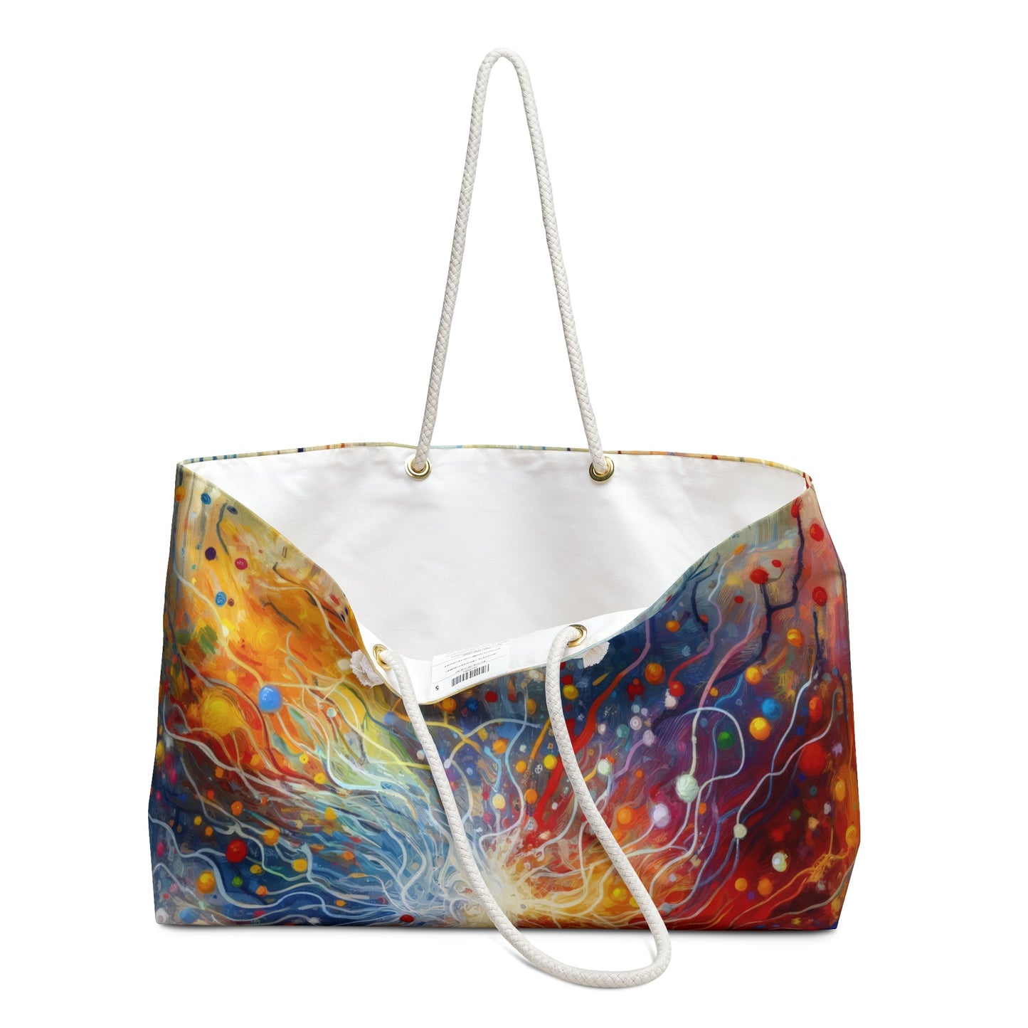 Emotive Yarn Explosion Weekender Bag - ATUH.ART