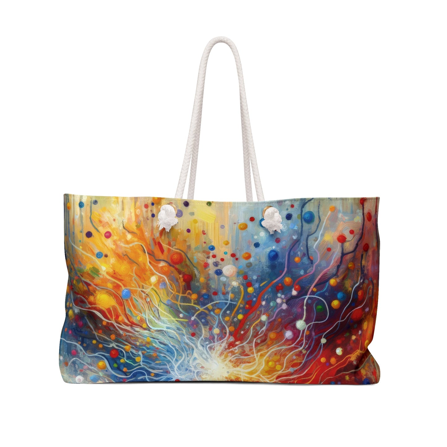 Emotive Yarn Explosion Weekender Bag - ATUH.ART
