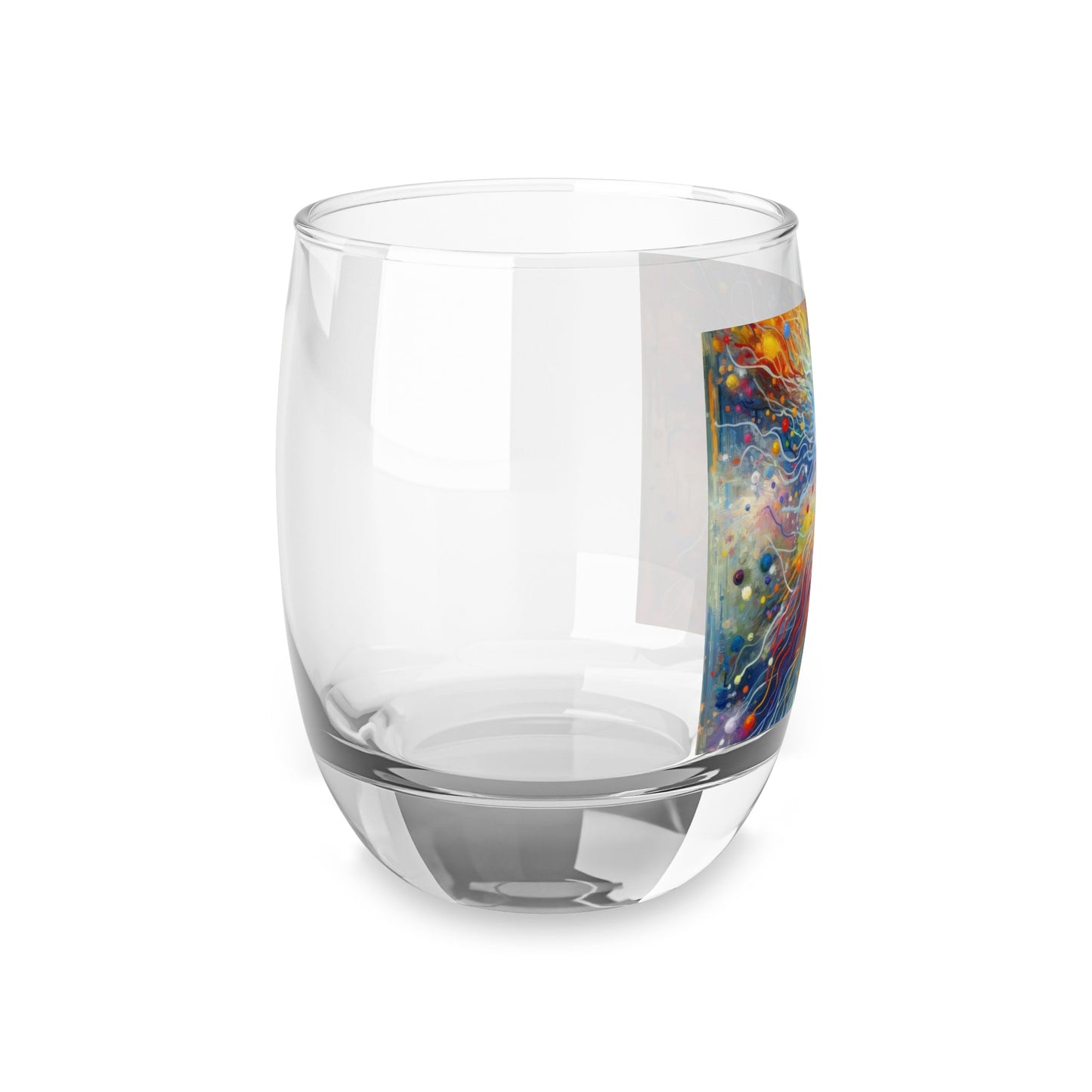 Emotive Yarn Explosion Whiskey Glass - ATUH.ART