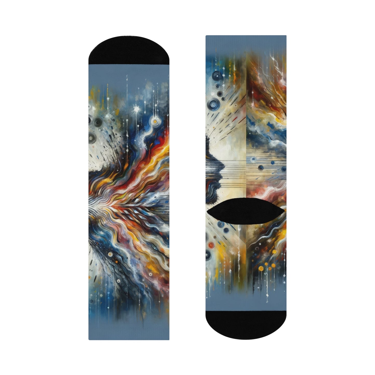 Empathetic Awakening Dynamic Cushioned Crew Socks - ATUH.ART