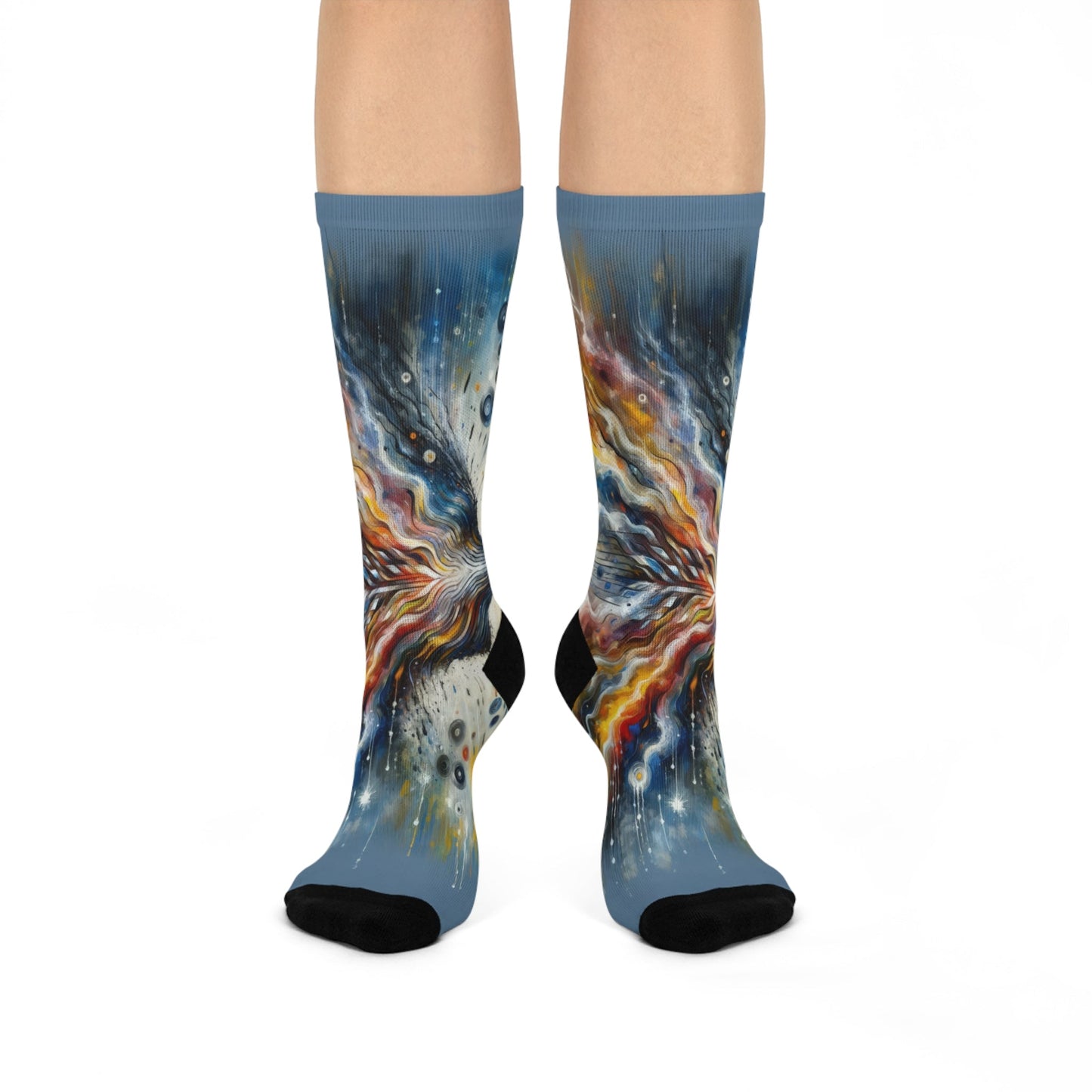 Empathetic Awakening Dynamic Cushioned Crew Socks - ATUH.ART
