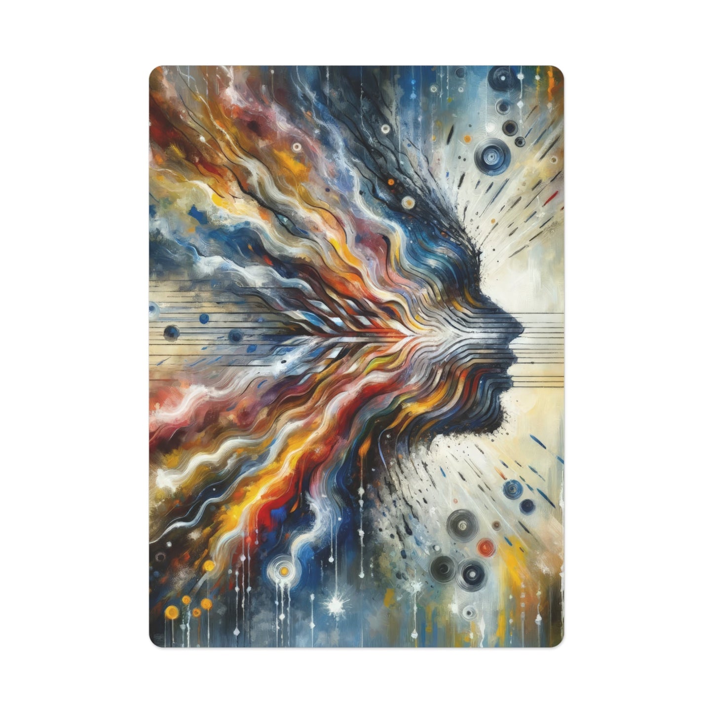 Empathetic Awakening Dynamic Poker Cards - ATUH.ART
