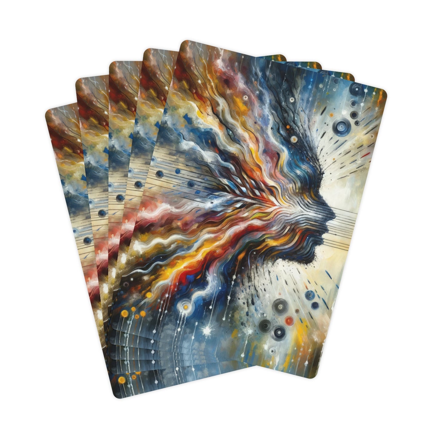 Empathetic Awakening Dynamic Poker Cards - ATUH.ART