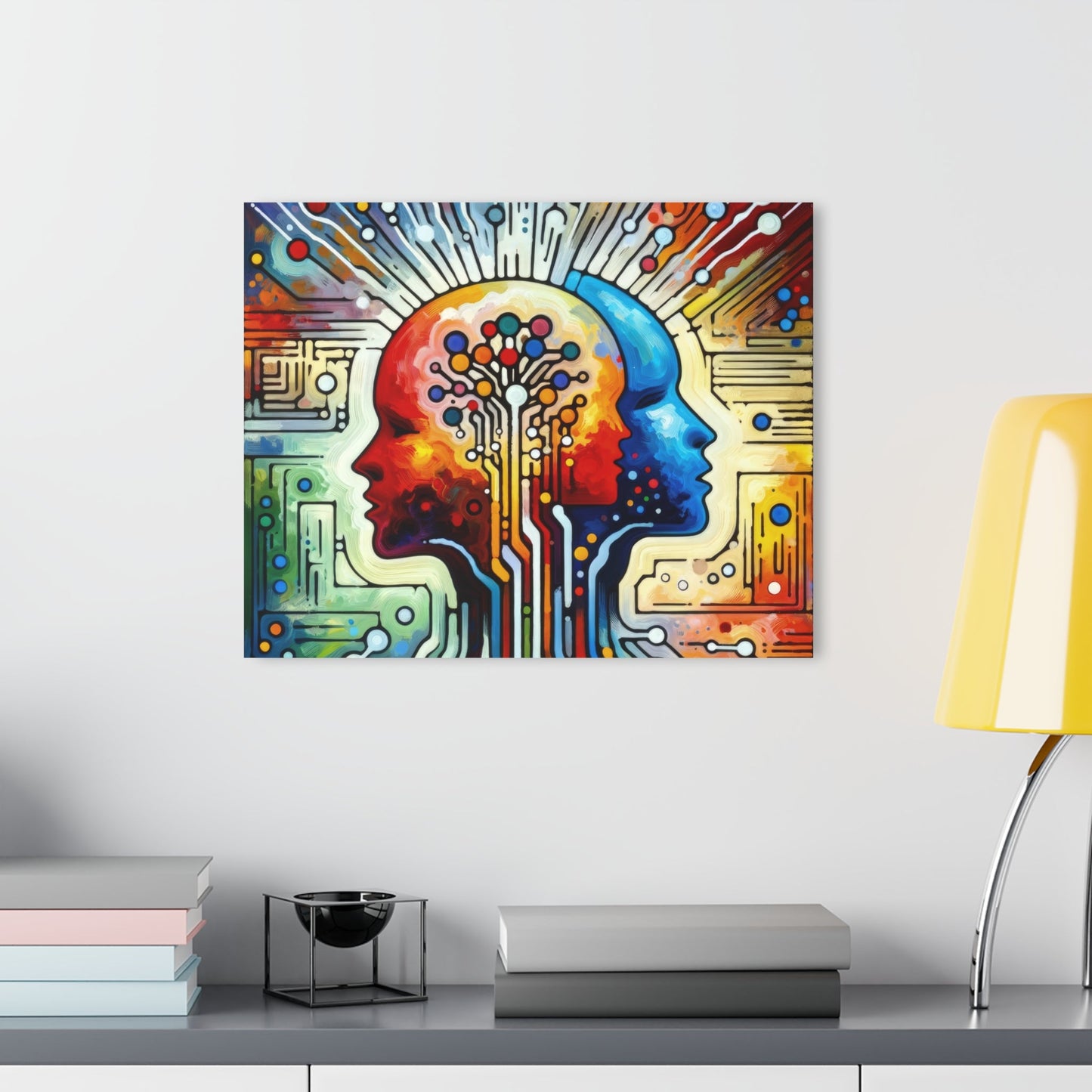 Empathetic Connection Abstract Acrylic Prints (French Cleat Hanging) - ATUH.ART