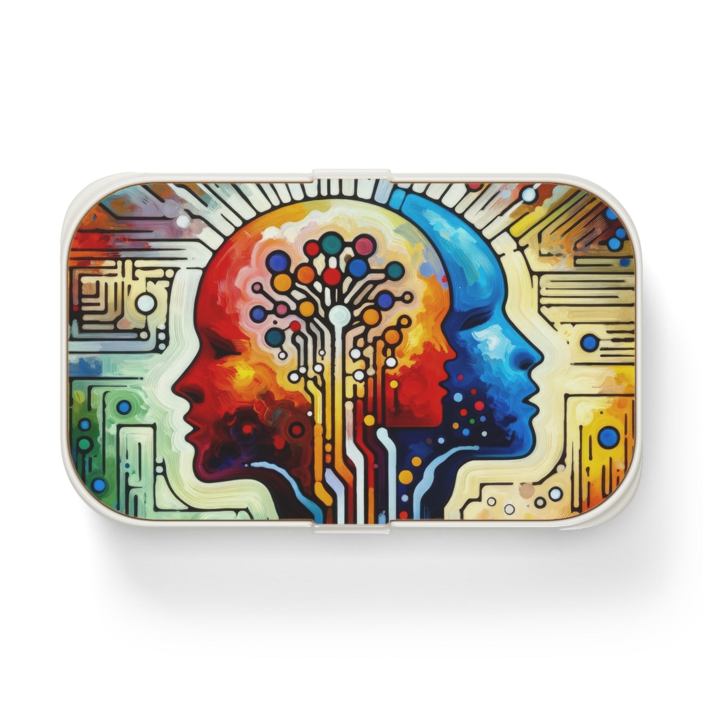 Empathetic Connection Abstract Bento Lunch Box - ATUH.ART