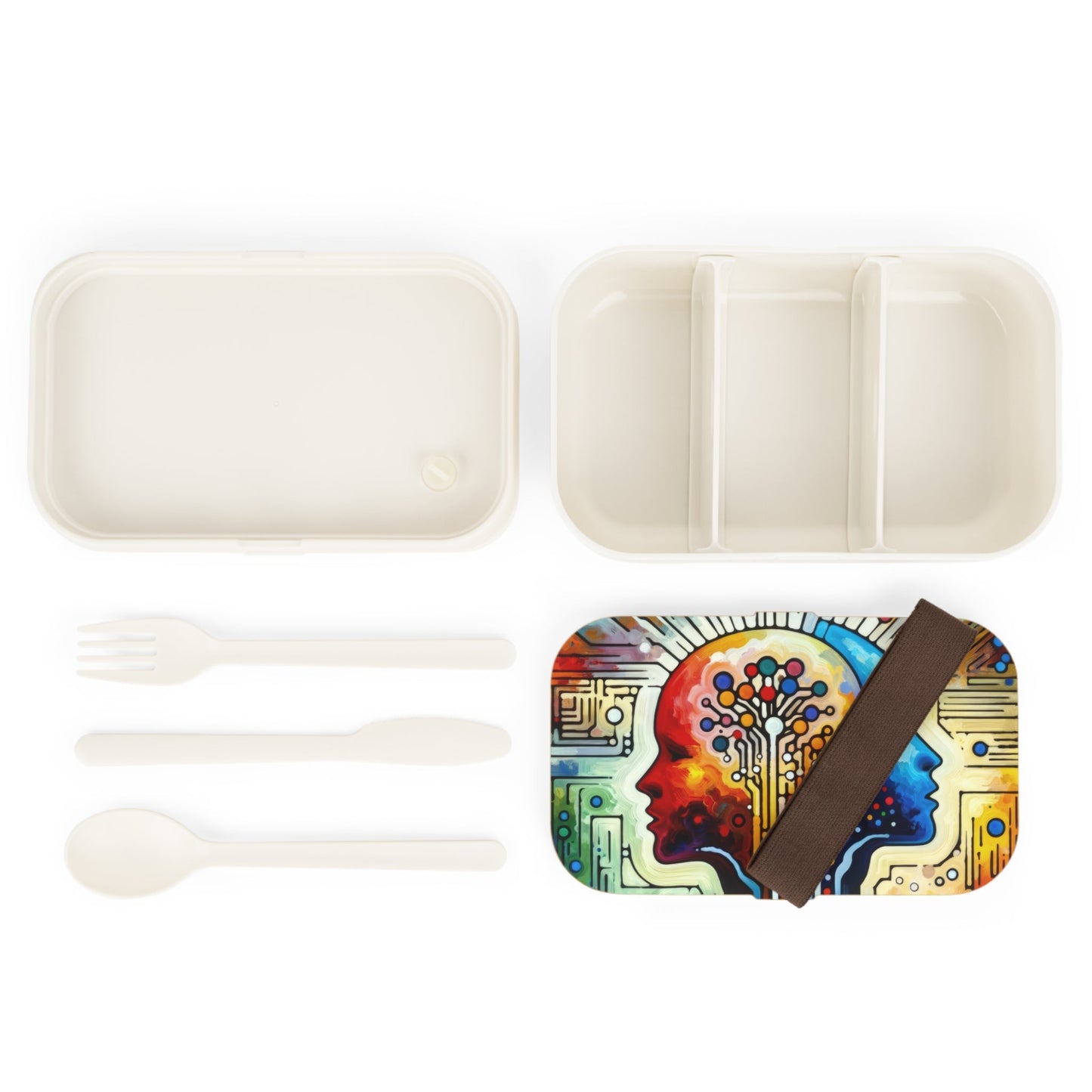 Empathetic Connection Abstract Bento Lunch Box - ATUH.ART