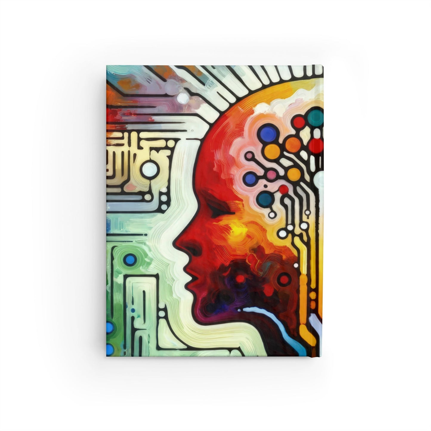 Empathetic Connection Abstract Journal - Blank - ATUH.ART