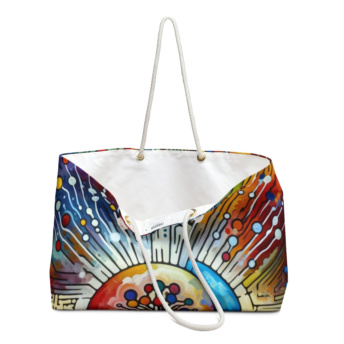 Empathetic Connection Abstract Weekender Bag - ATUH.ART