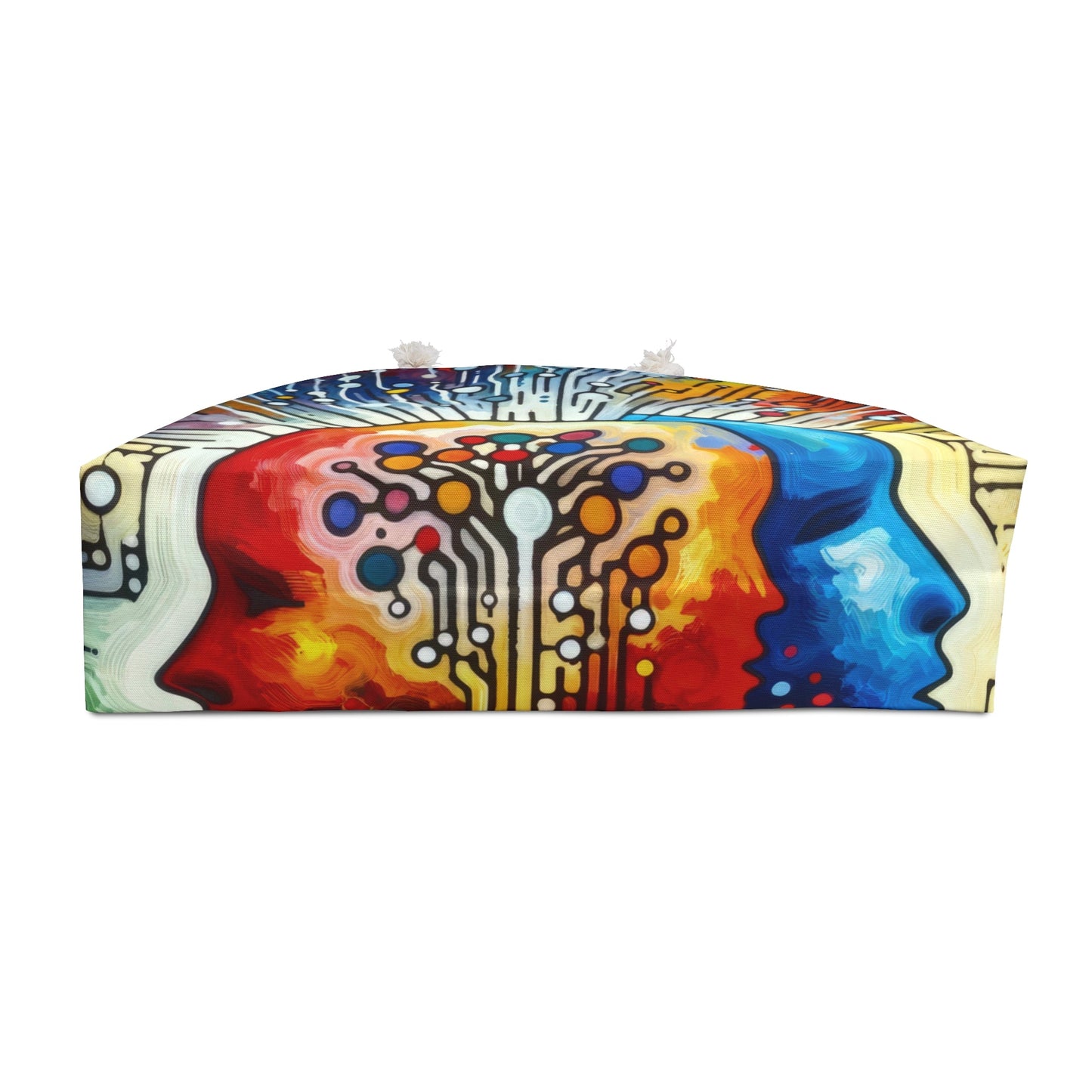 Empathetic Connection Abstract Weekender Bag - ATUH.ART