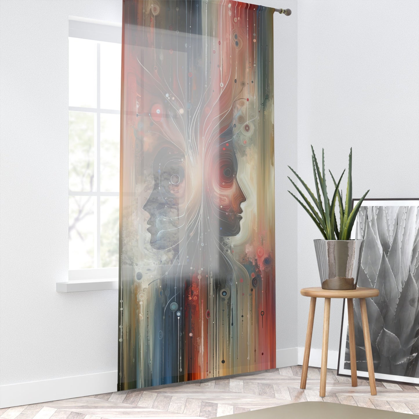 Empathetic Exchange Essence Window Curtain - ATUH.ART