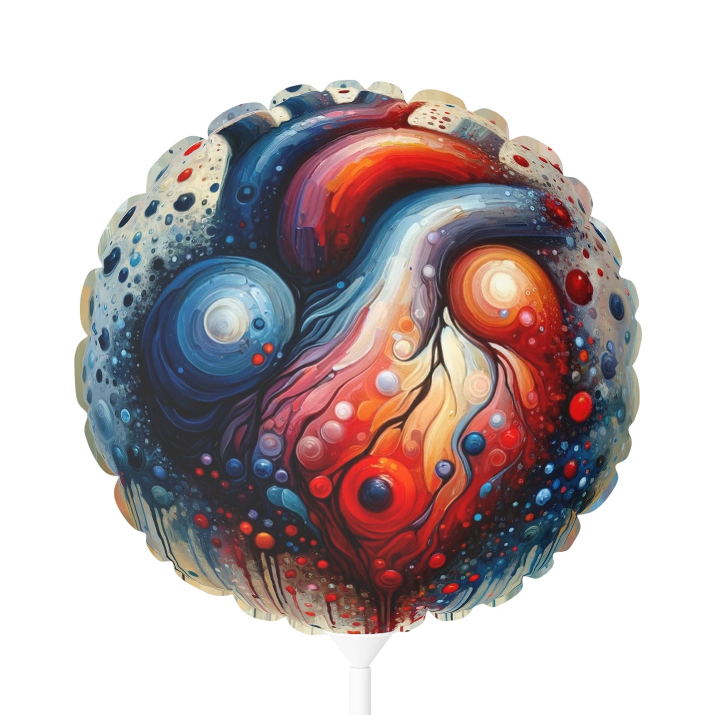 Empathetic Heart Expression Balloon (Round and Heart-shaped), 11" - ATUH.ART