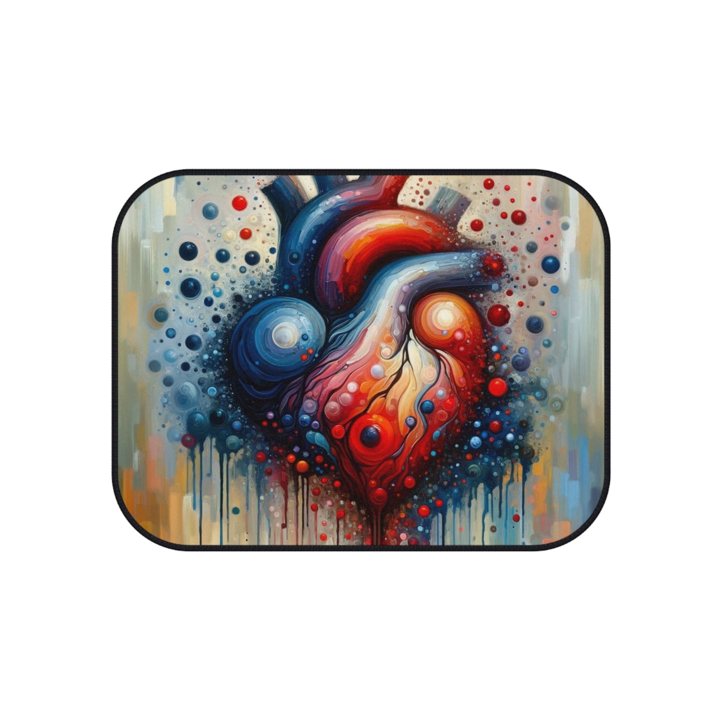 Empathetic Heart Expression Car Mats (Set of 4) - ATUH.ART