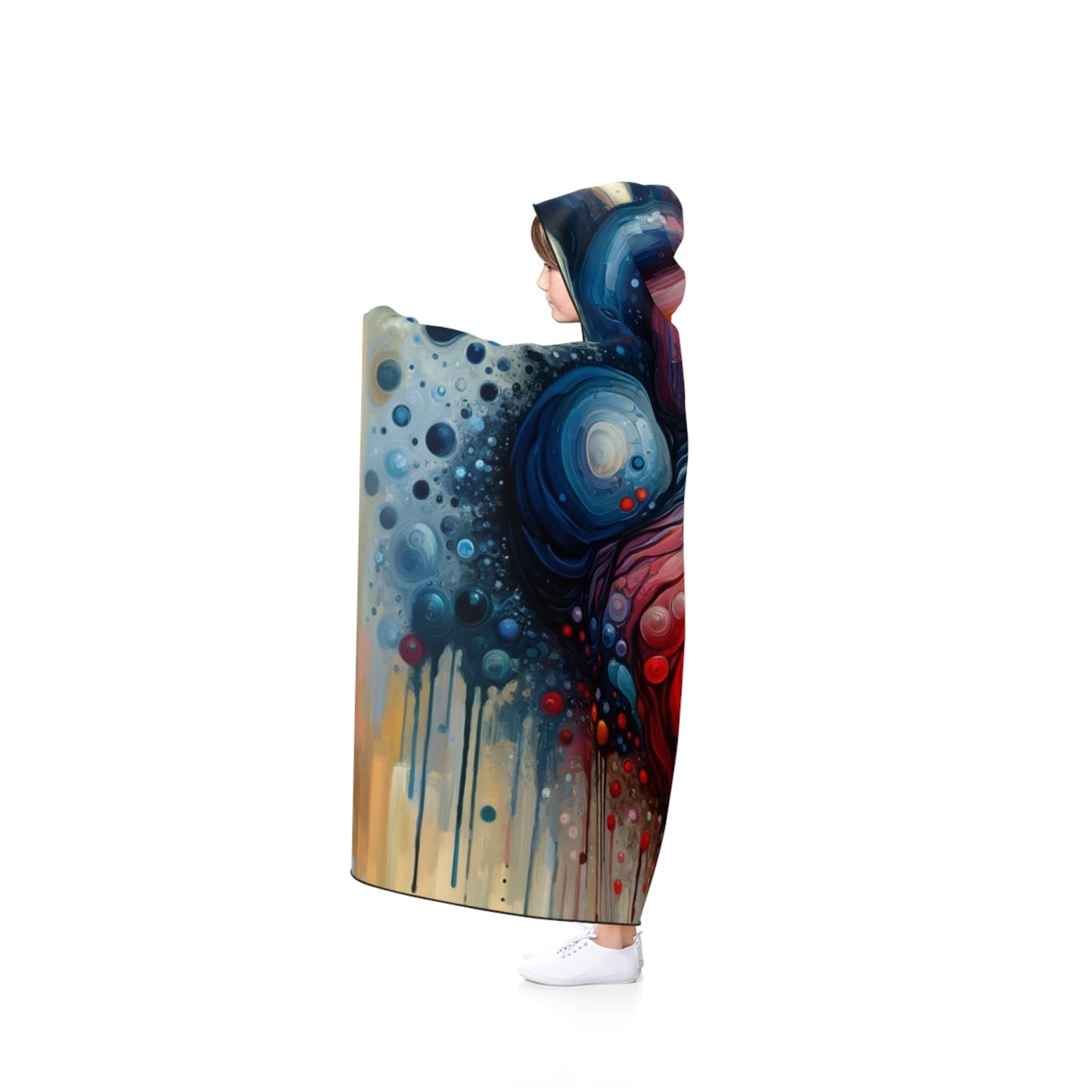 Empathetic Heart Expression Hooded Blanket - ATUH.ART